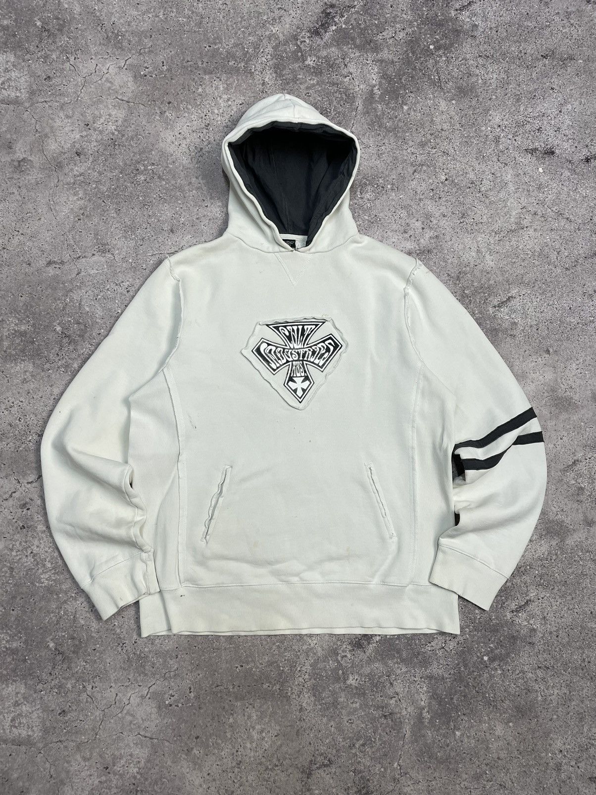 Vintage Cult affliction y2k Faded Effect Hoodie Opium Style