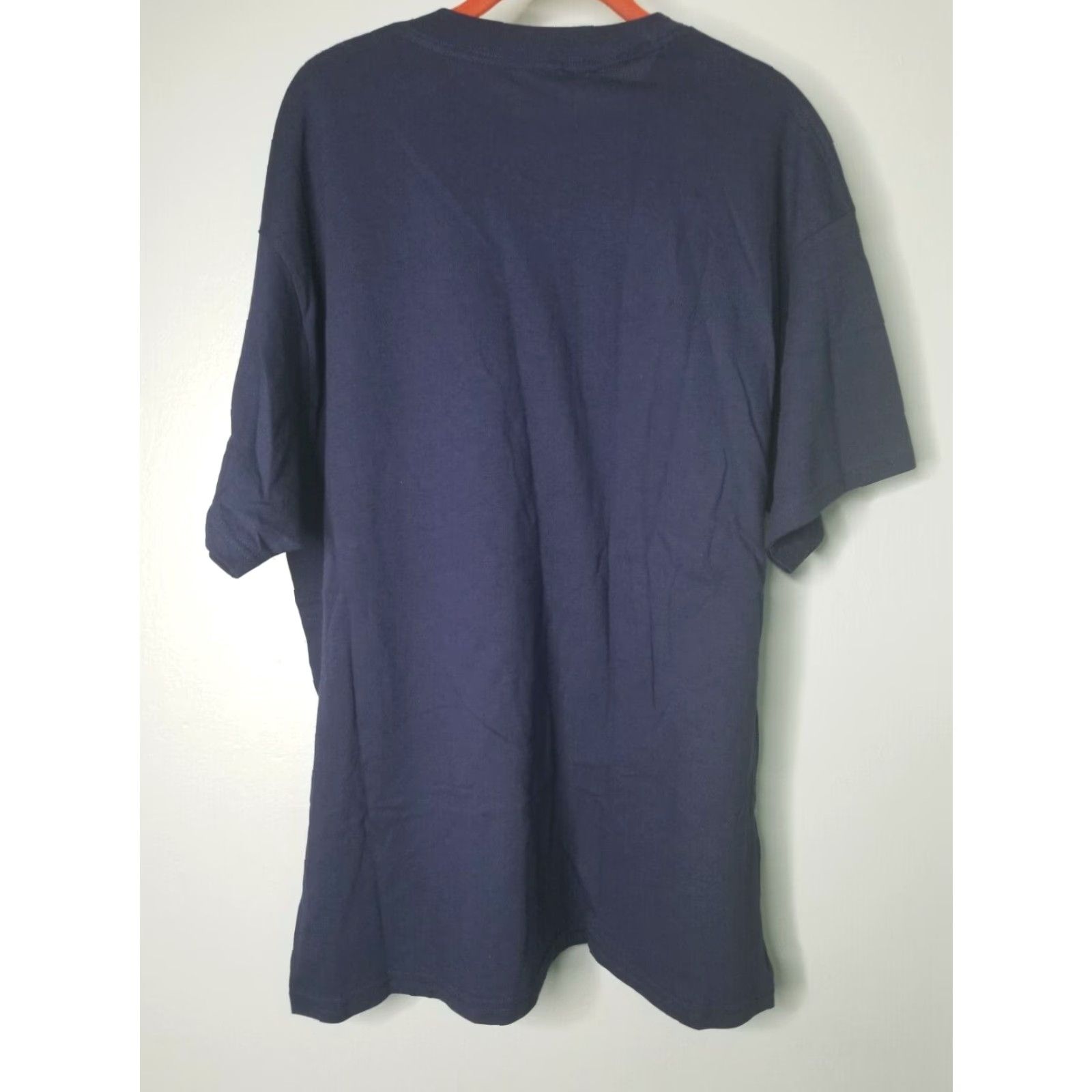 Delta VINTAGE Ground Zero New York City NYC Memorial T Shirt Mens XL September 11, 2001 Blue Crew Neck Embroidered Size US XL / EU 56 / 4 - 2 Thumbnail
