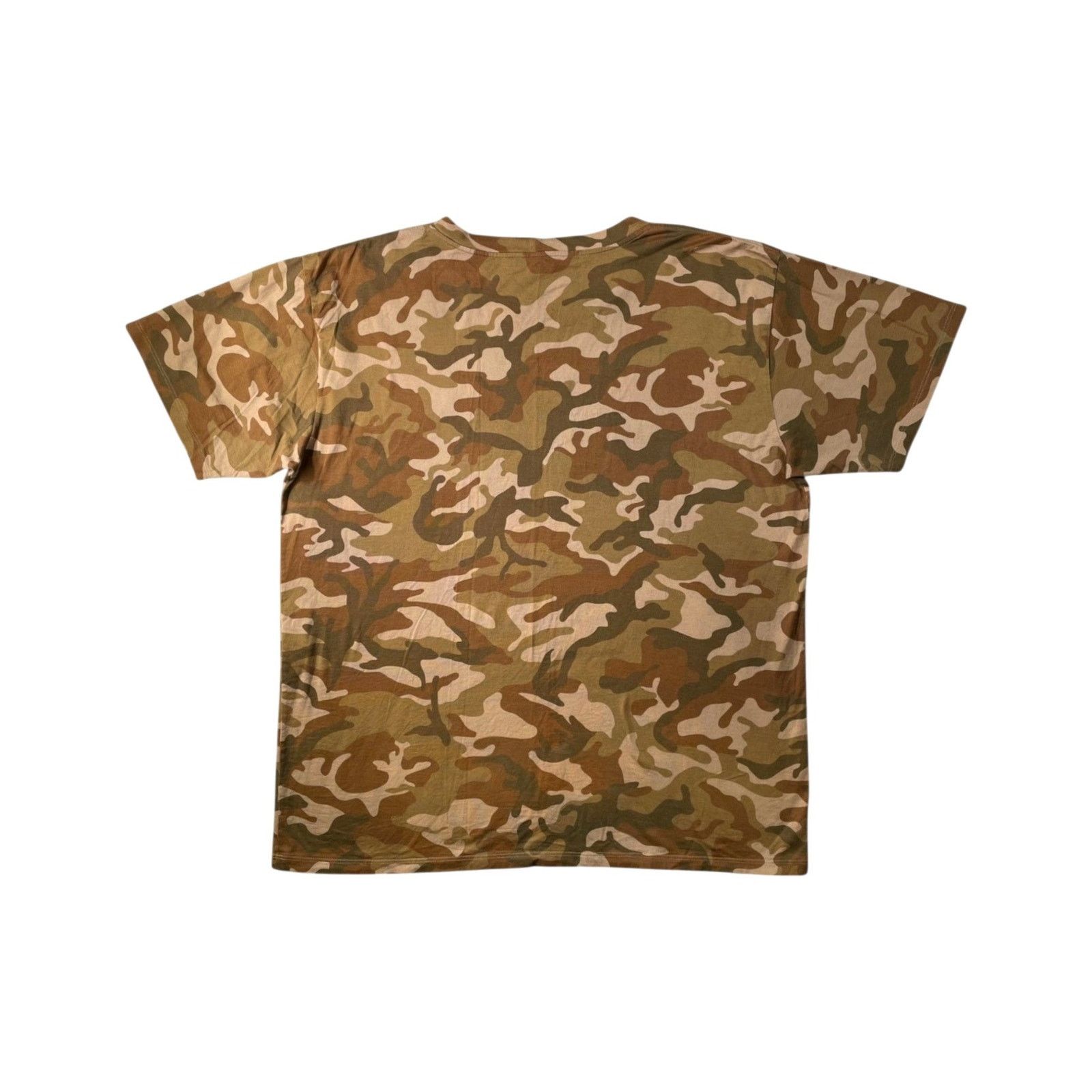 Celine Celine Desert Camo Core Logo Multicolor & White Tee Size US L / EU 52-54 / 3 - 2 Thumbnail