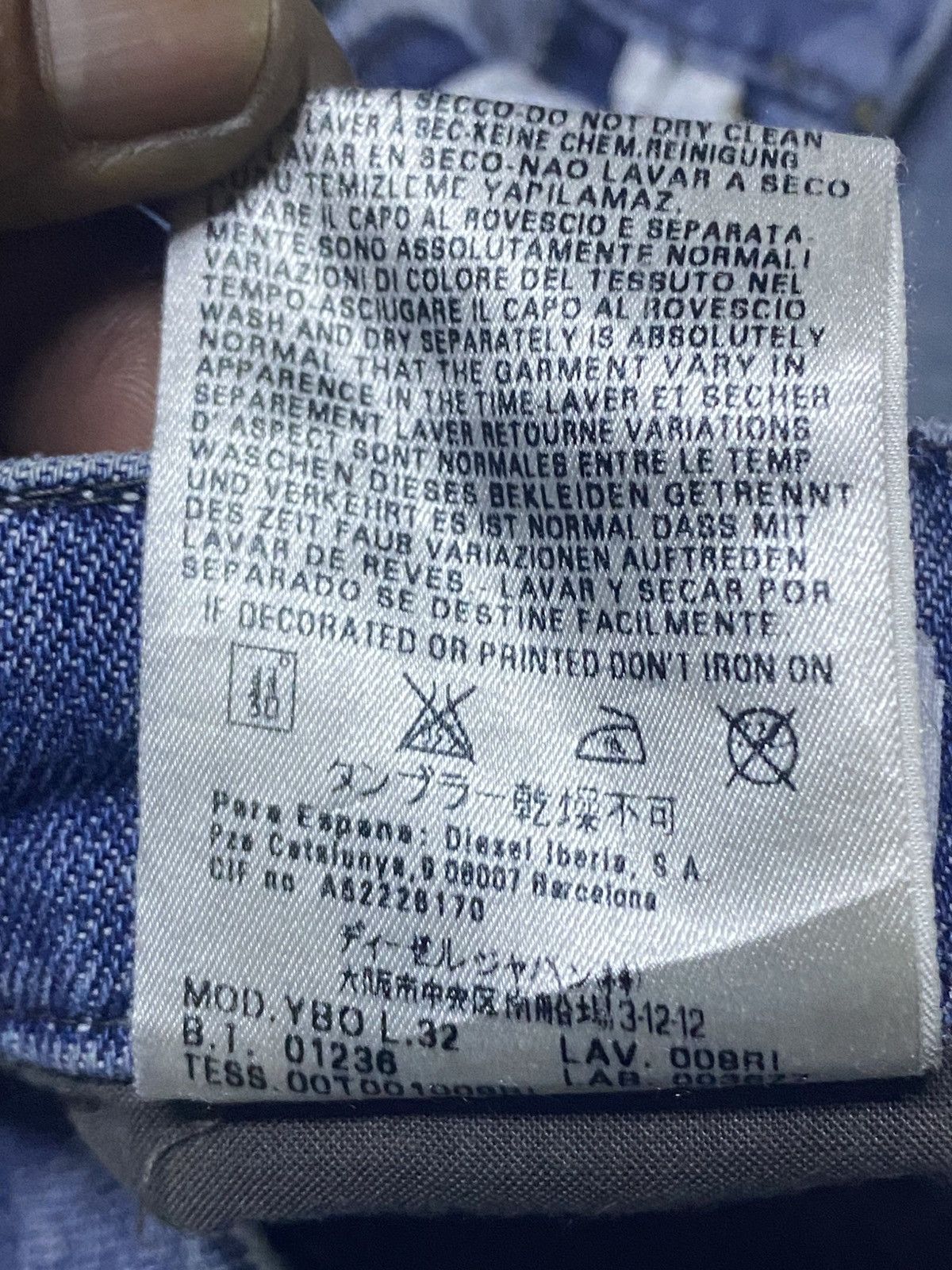 Diesel Diesel YBO Super Baggy Jeans Size 30" / US 8 / IT 44 - 21 Thumbnail
