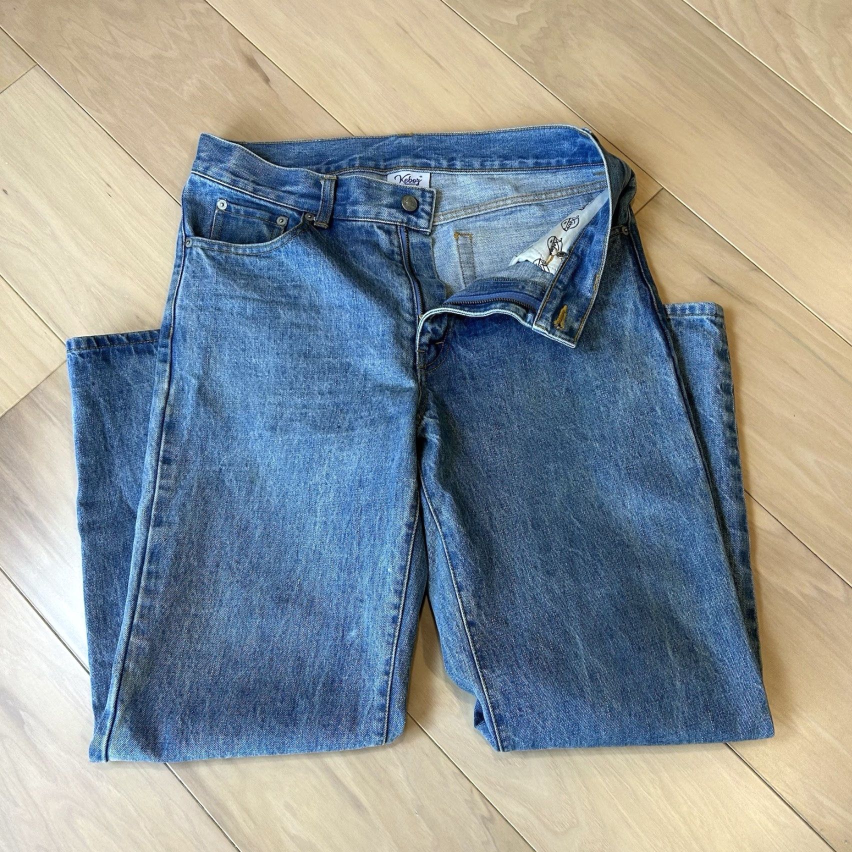 Denime Keboz Jeans Blue Denim Japan Made Men’s 32 Size US 32 / EU 48 - 5 Thumbnail