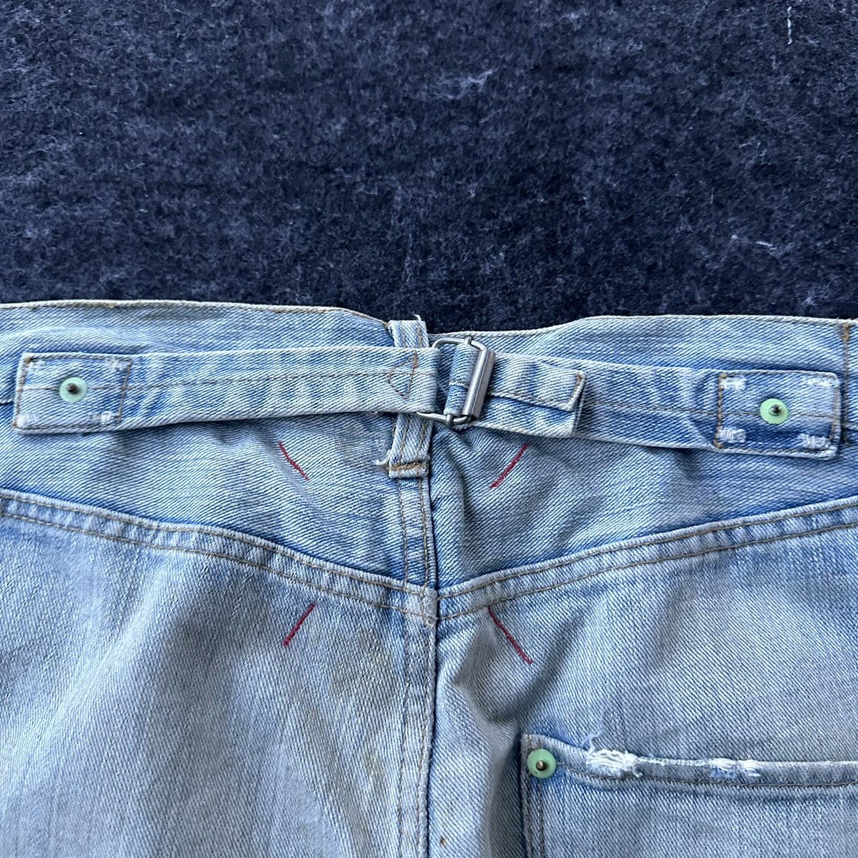 Blue Blue Japan Rare Royal Blue 5 Pocket Buckle Back Denim D686 Size US 31 - 5 Thumbnail