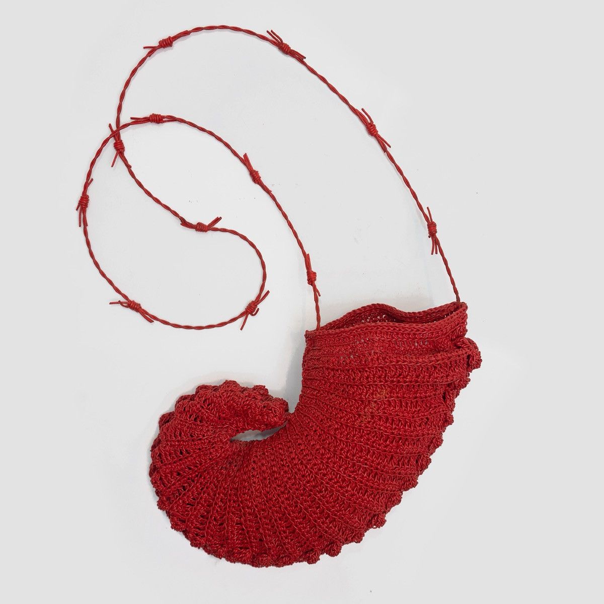Kiko Kostadinov Spring Summer 2020 Red Corno Bag Size ONE SIZE - 1 Thumbnail