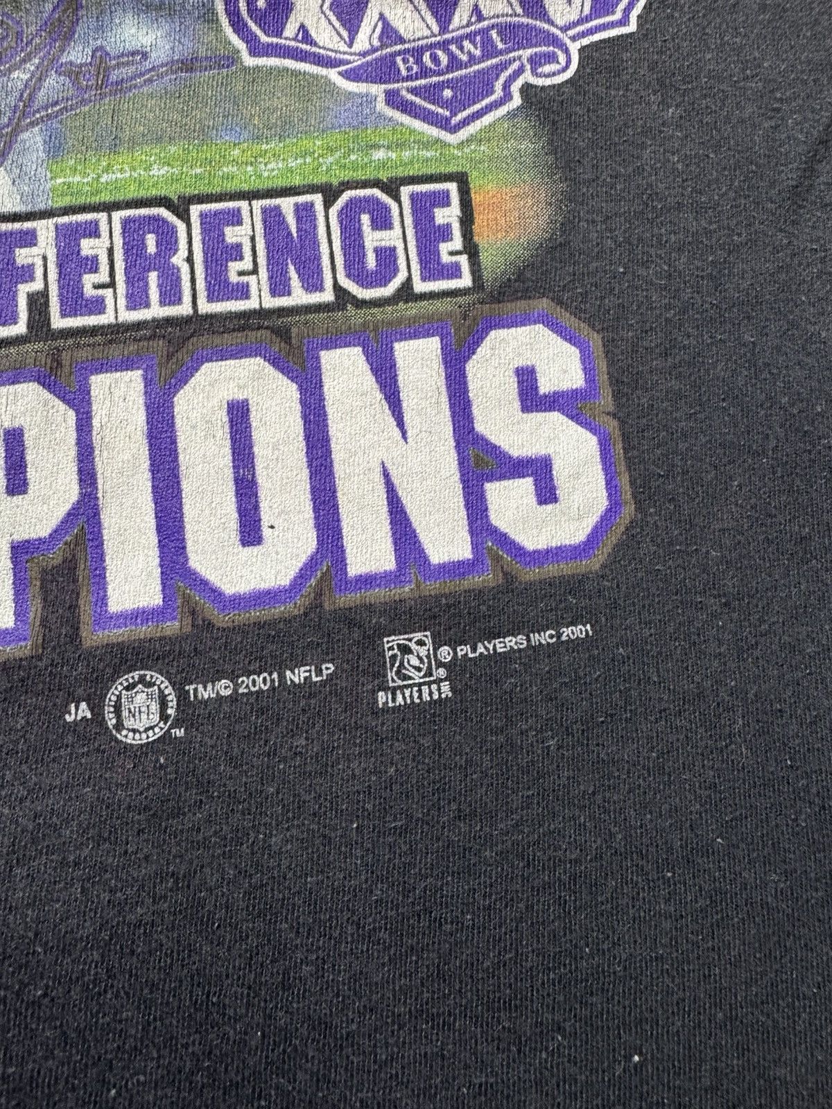 NFL Vintage Baltimore Ravens NFL Super Bowl 2001 Size US XL / EU 56 / 4 - 2 Thumbnail