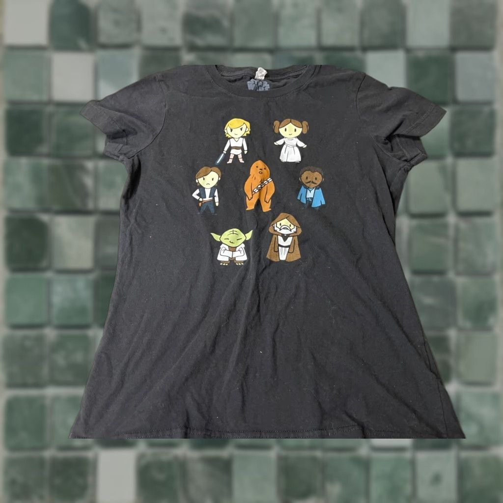 Star Wars Star Wars Tee Turtles Shirt Womens Small S Black Short Sleeve T Shirt Size S / US 4 / IT 40 - 1 Thumbnail