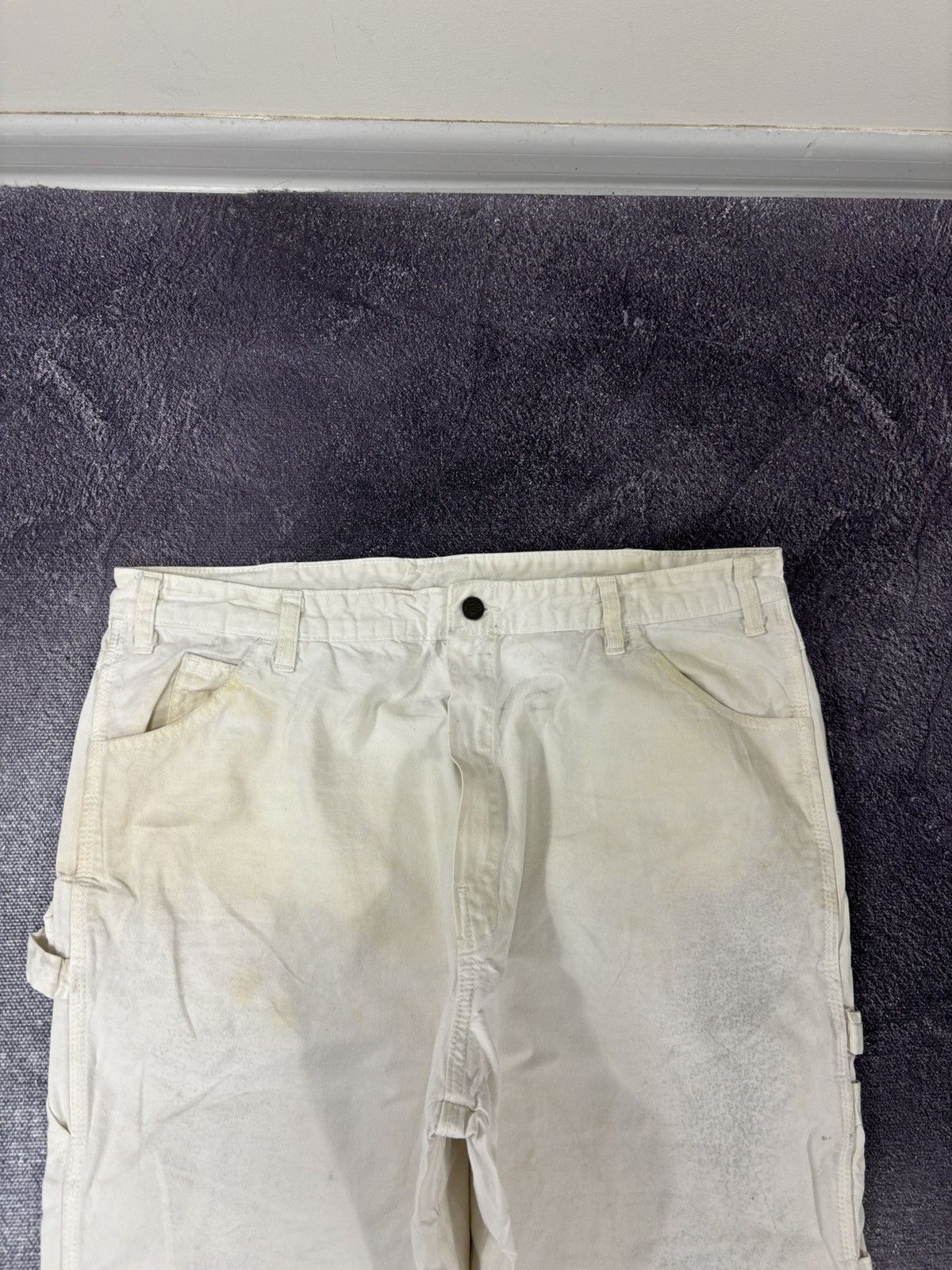 Dickies Vintage Dickies USA White Work Carpenter Hype Baggy Pants Size US 38 / EU 54 - 14 Thumbnail