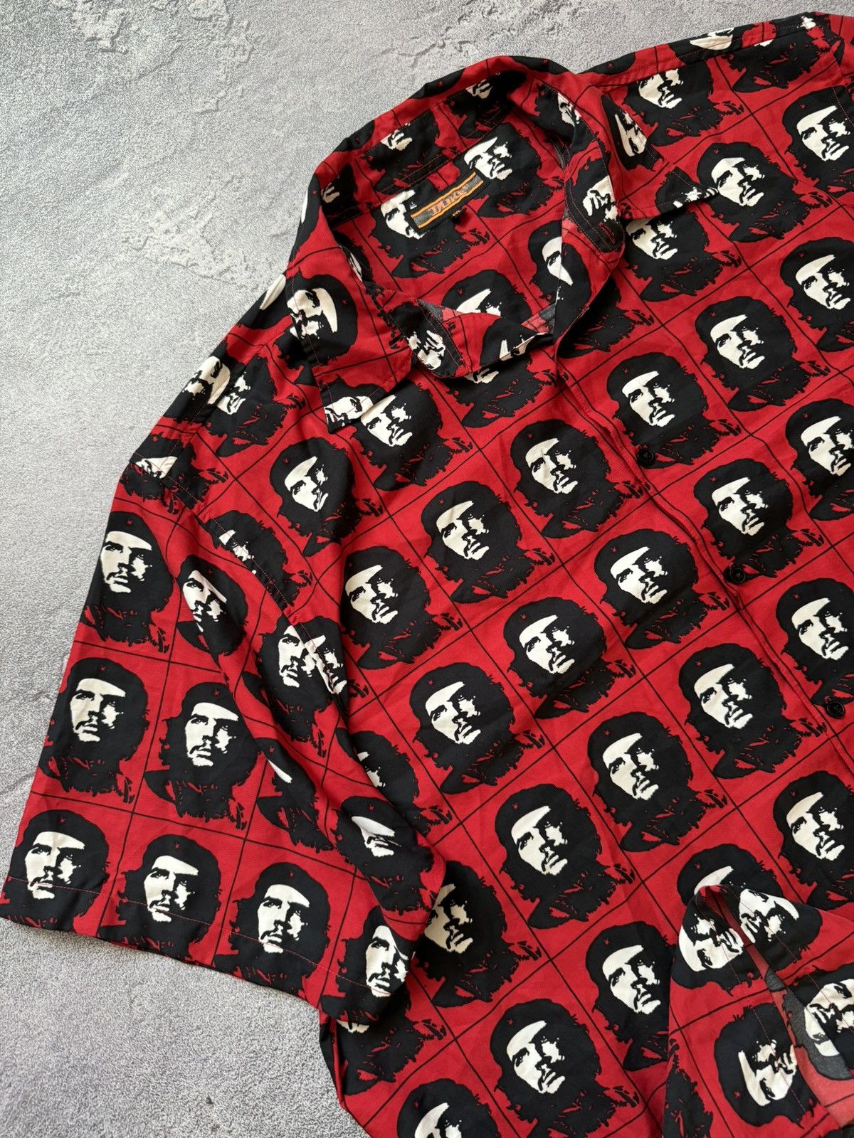 Vintage Duke 4XL Che Guevara vintage monogram shirt button up polo Size US XXL / EU 58 / 5 - 2 Thumbnail