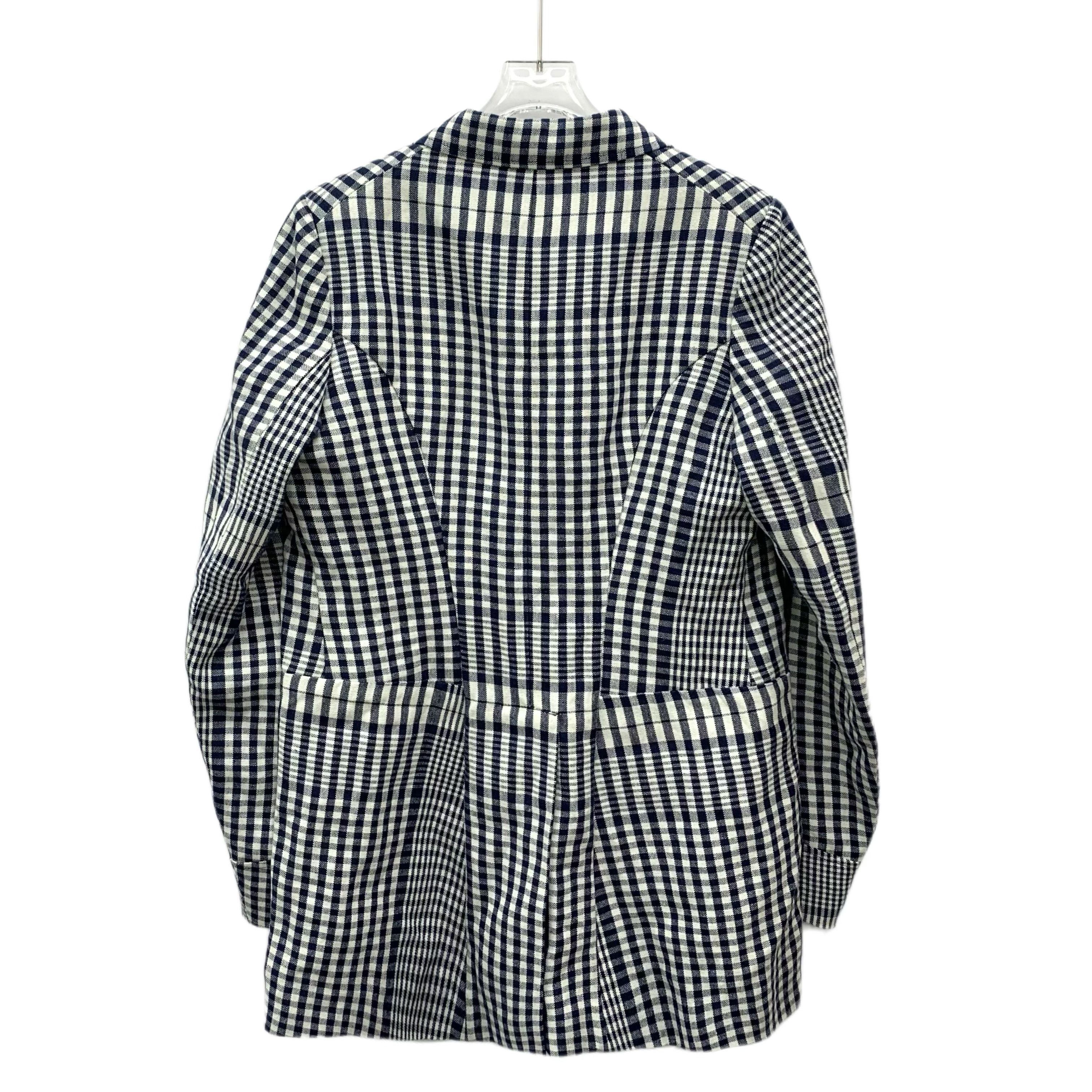 Loewe Loewe Checked Linen Blazer Grey (40) Size 40R - 2 Thumbnail
