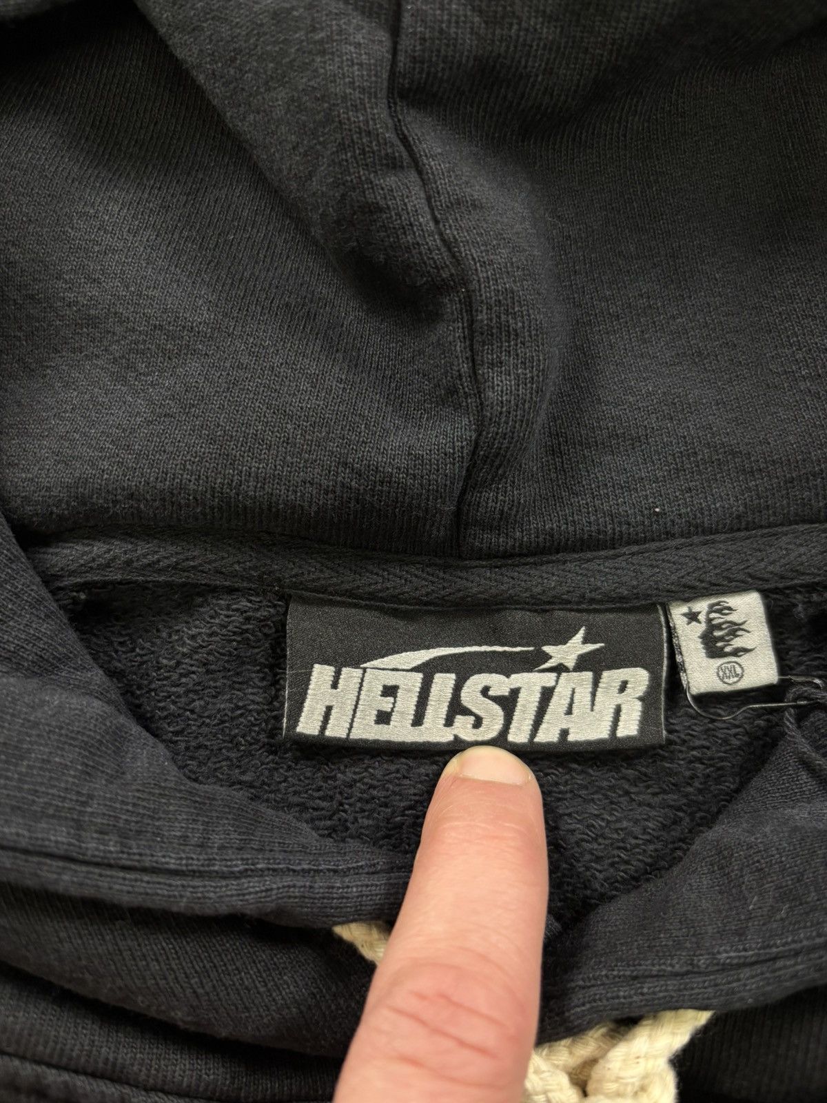 HELLSTAR Hellstar HStar Hoodie, Black Size US XXL / EU 58 / 5 - 8 Thumbnail