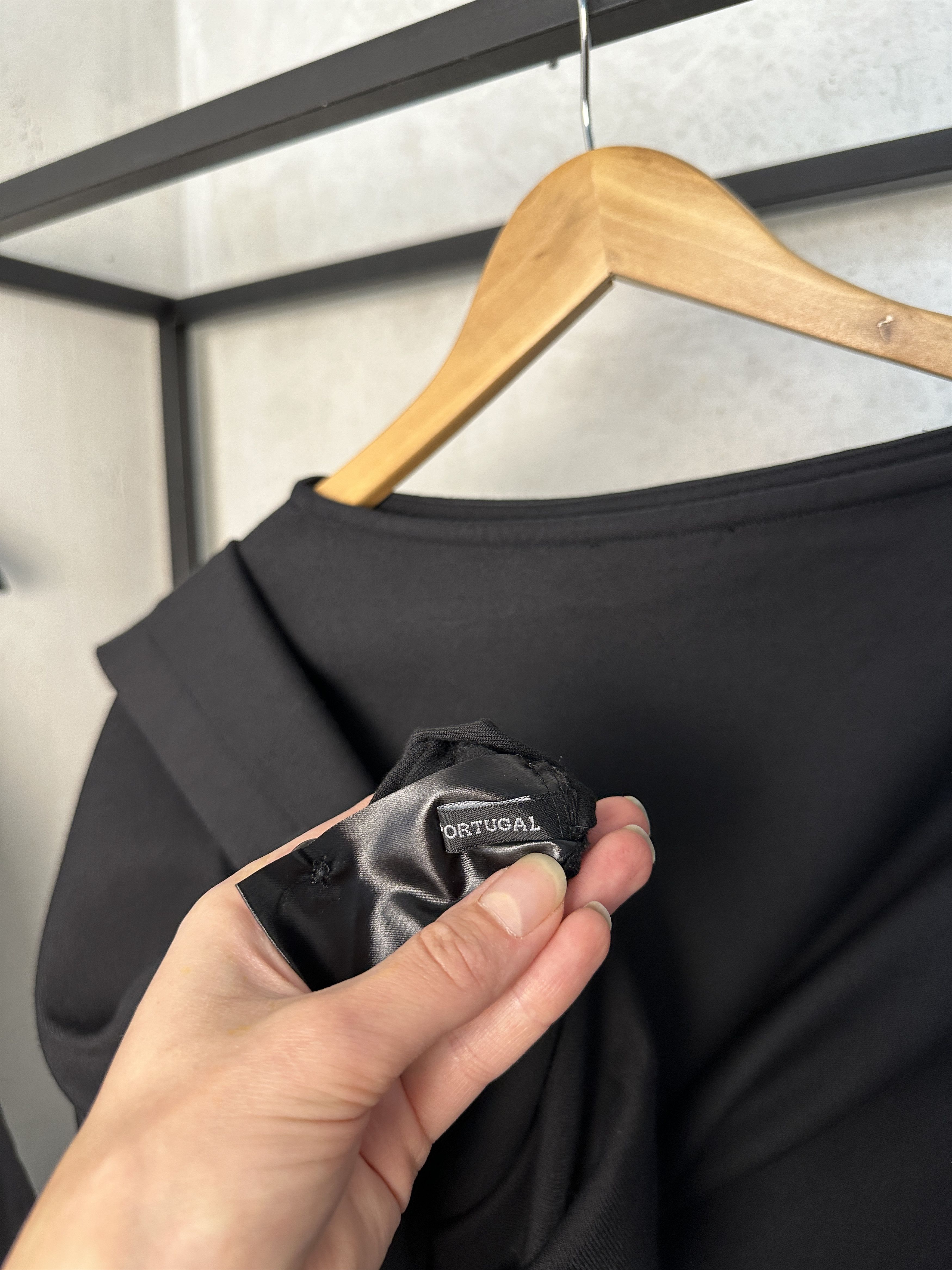 Ann Demeulemeester ANN DEMEULEMEESTER Angelika Draped Black Dress Size M / US 6-8 / IT 42-44 - 12 Thumbnail