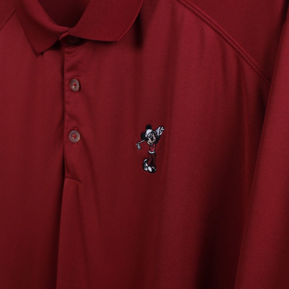 Nike Vintage Nike Mickey Mouse Logo Short Sleeve Polo Size US XL / EU 56 / 4 - 4 Thumbnail