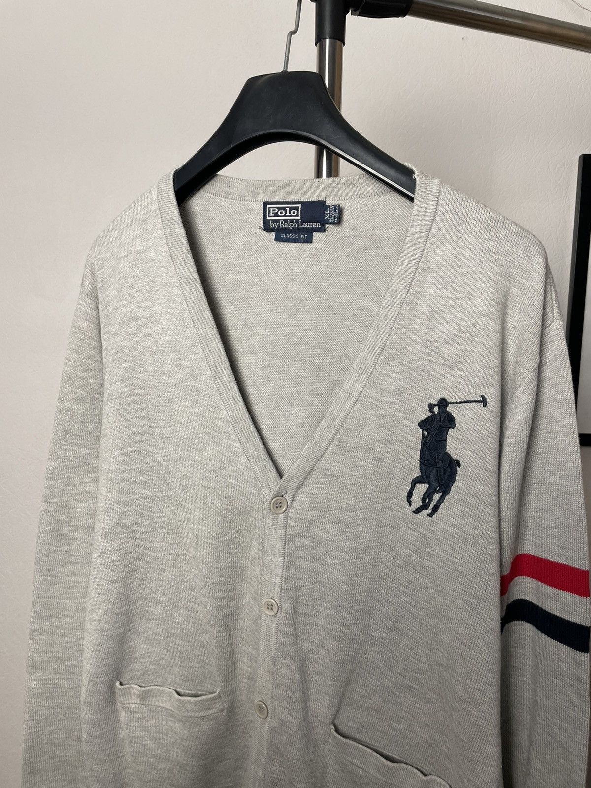 Polo Ralph Lauren Vintage Polo Ralph Lauren Big Logo Cardigan Size US M / EU 48-50 / 2 - 4 Thumbnail