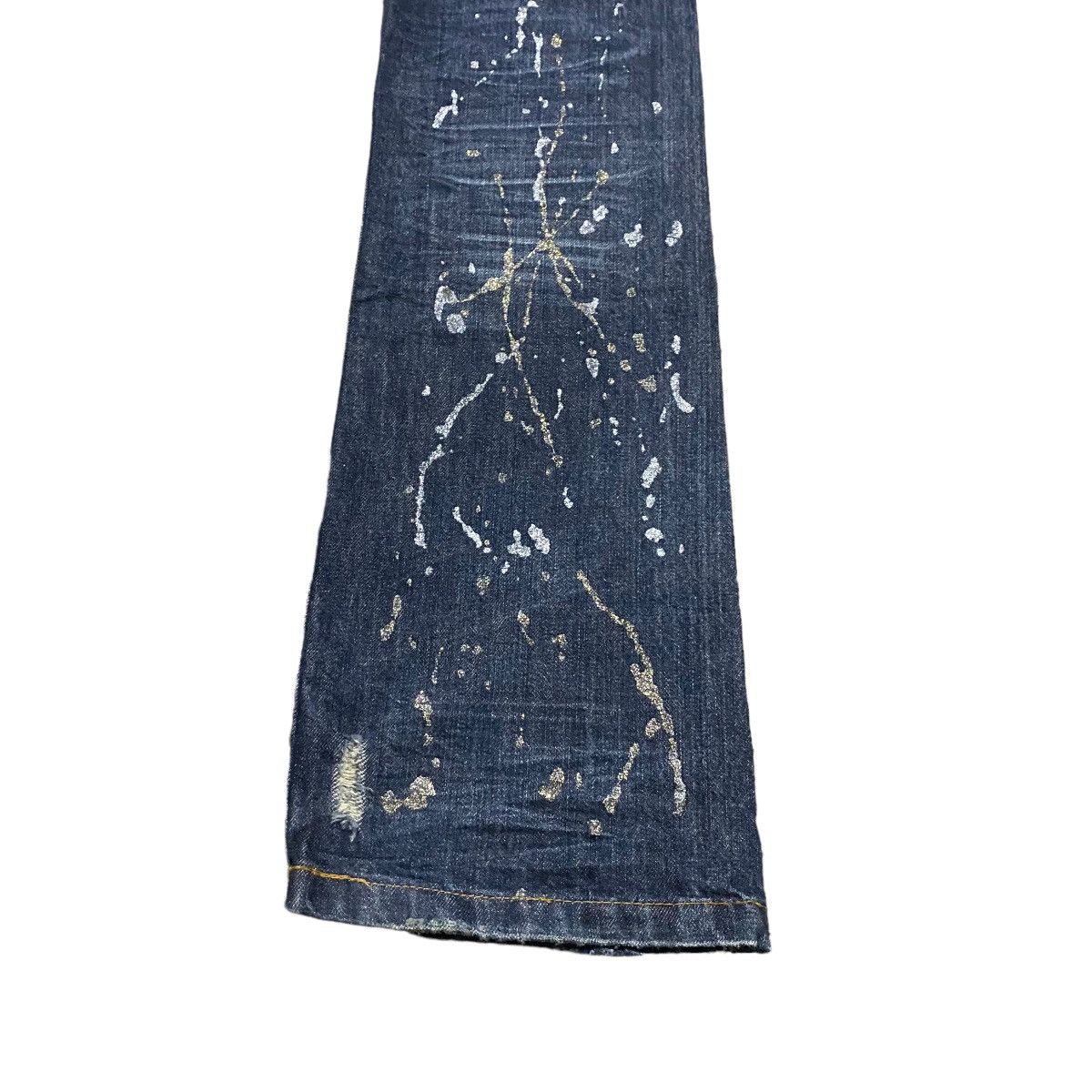 Le Grande Bleu (L.G.B.) Xfrm Clawmark Denim Flare Jeans Size US 32 / EU 48 - 15 Thumbnail