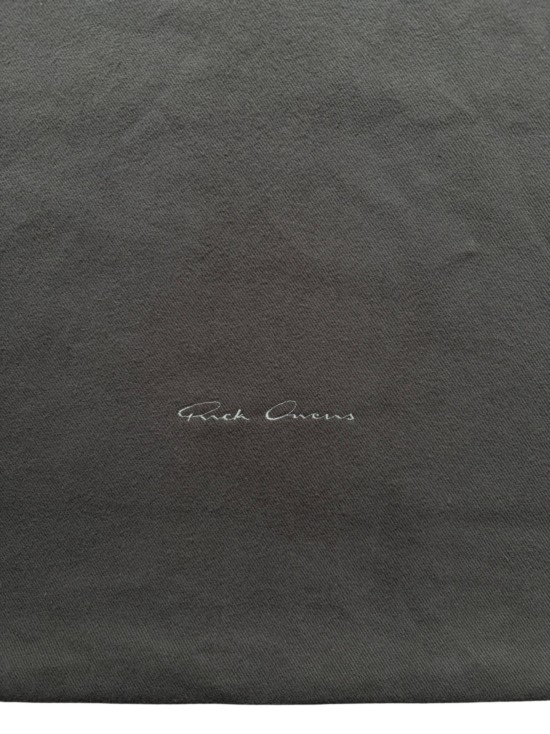 Rick Owens Rick Owens Brown & White Embroidered Extra-Large Tote Bag Size ONE SIZE - 3 Thumbnail