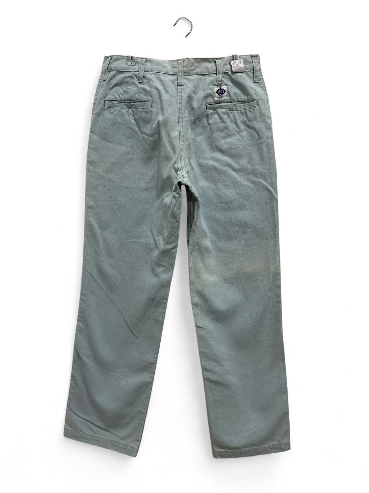Post Overalls Vintage Post O’Alls Pantograph Work Pant Light Blue Canvas Size US 31 - 5 Thumbnail