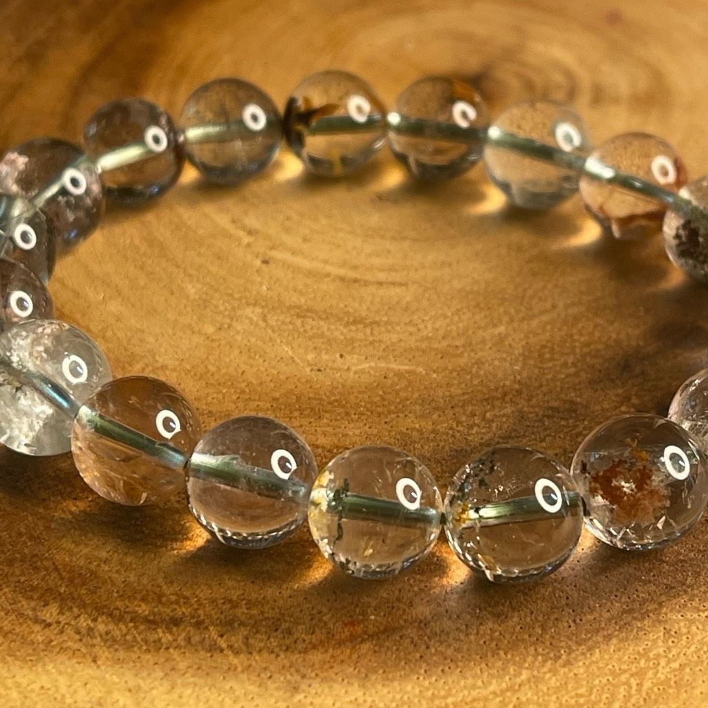 Other Garden Quartz beaded stretch bracelet 7” crystal healing beads 10mm scenic high quality Size ONE SIZE - 2 Thumbnail