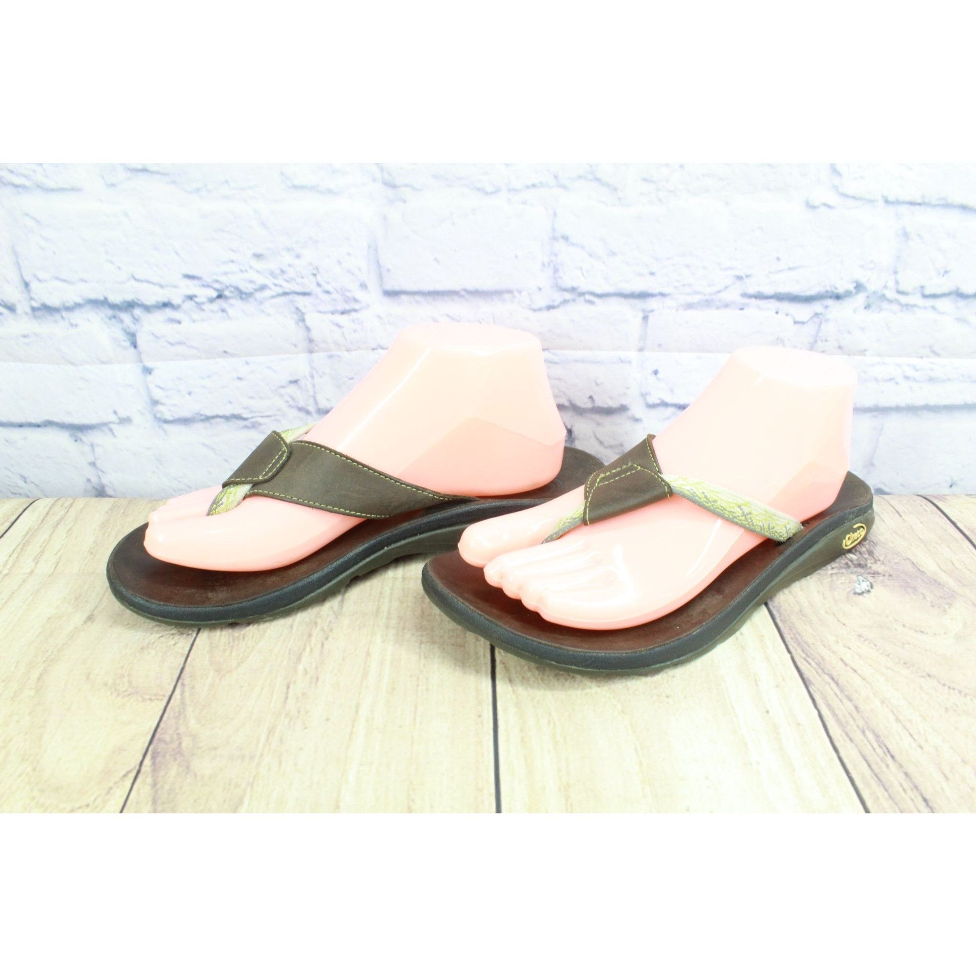 Chaco Chaco Women's Leather Flip Flop Thong Flat Sandals Size 9 Size US 9 / IT 39 - 2 Thumbnail
