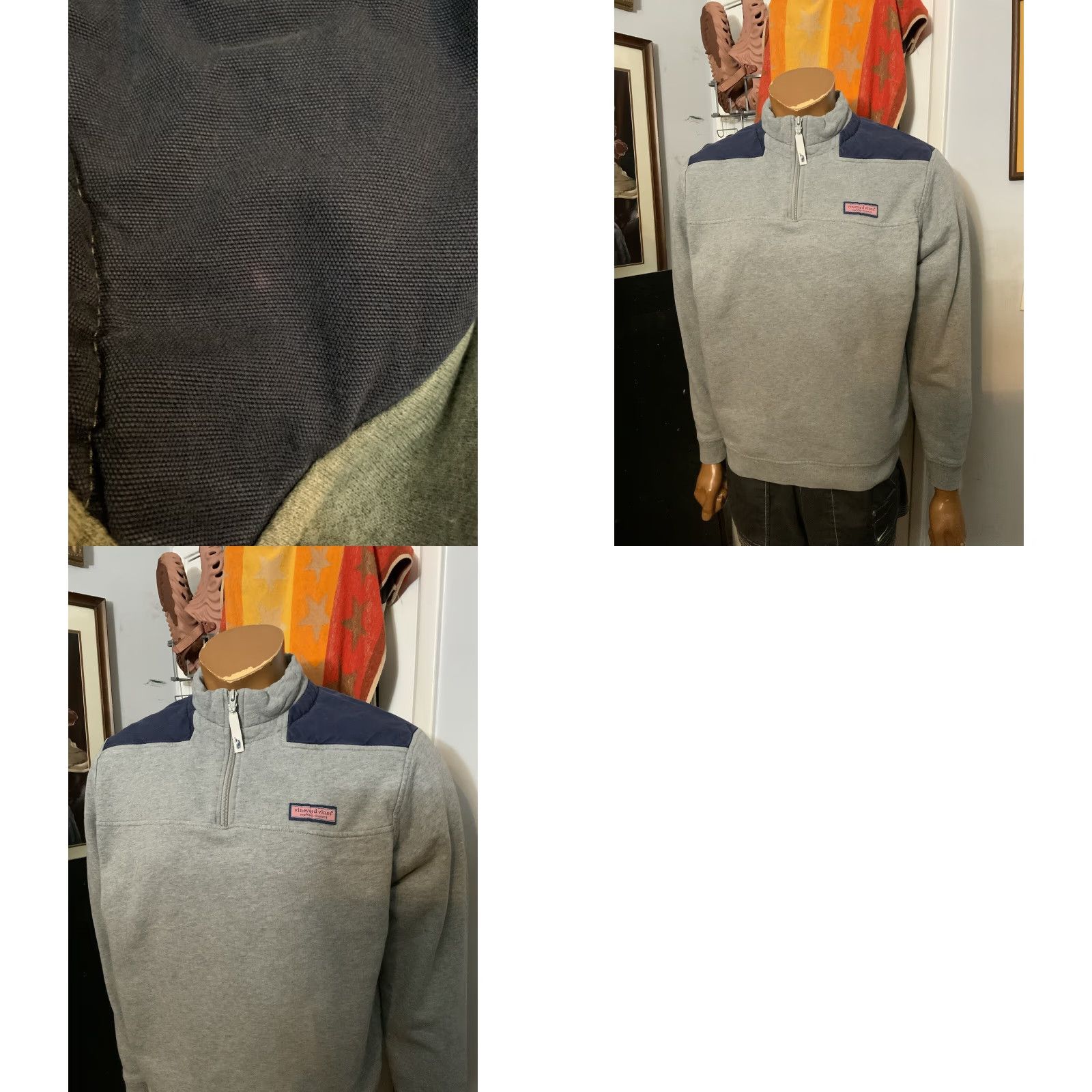 Vineyard Vines Vineyard Vines Martha’s Vineyard Shep & Ian 1/4 Zip Pullover Sweatshirt Sz S Men Multicolor Sweatshirt Size US S / EU 44-46 / 1 - 8 Thumbnail