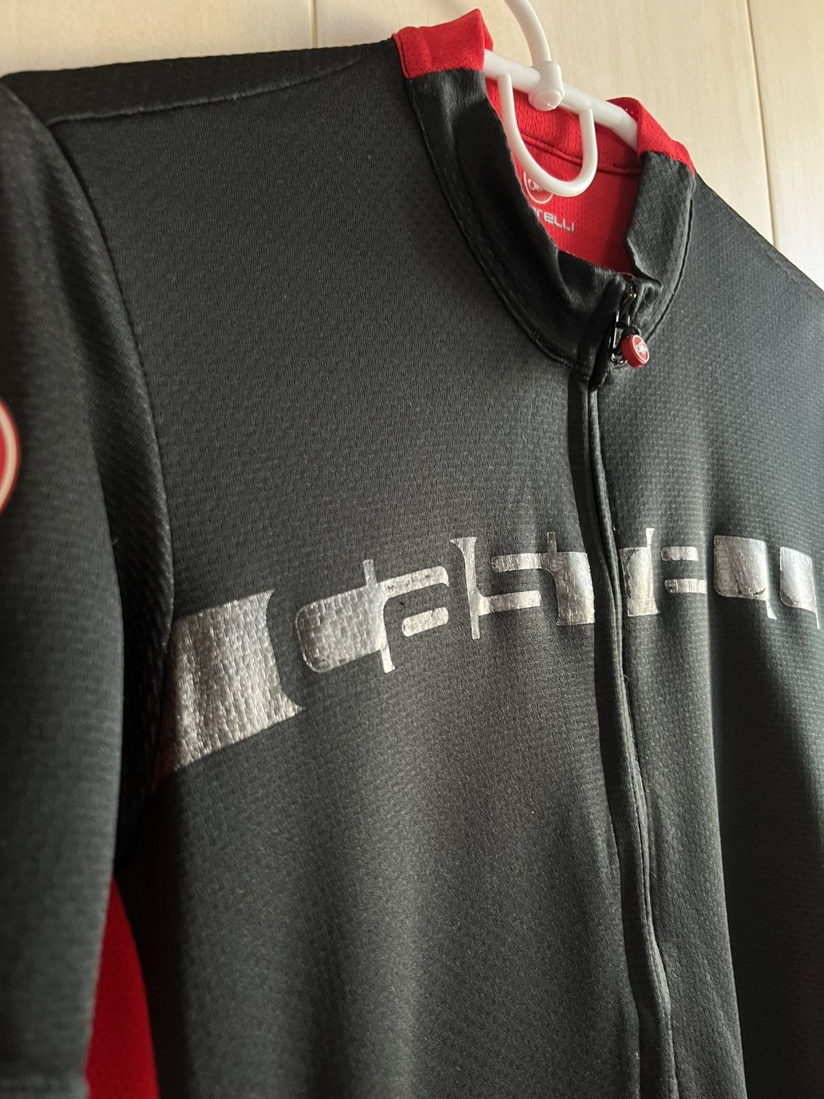 Other Castelli Cycling Jersey Black Red Medium Size US M / EU 48-50 / 2 - 4 Thumbnail