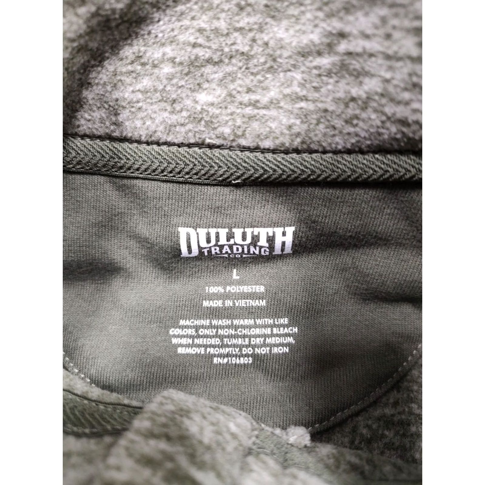 Duluth Trading Company Duluth Trading Company Frost Lake Fleece Thumb Hole Jacket Green Womens Large Size L / US 10 / IT 46 - 5 Thumbnail