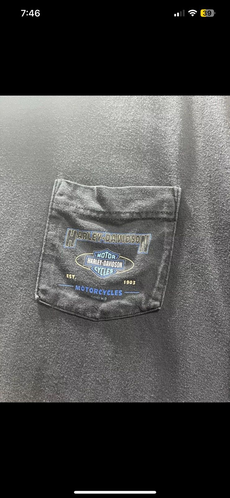 Harley Davidson × Vintage Vtg Harley Davidson St. Louis Made USA Y2K LS Shirt XL Size US XL / EU 56 / 4 - 2 Thumbnail