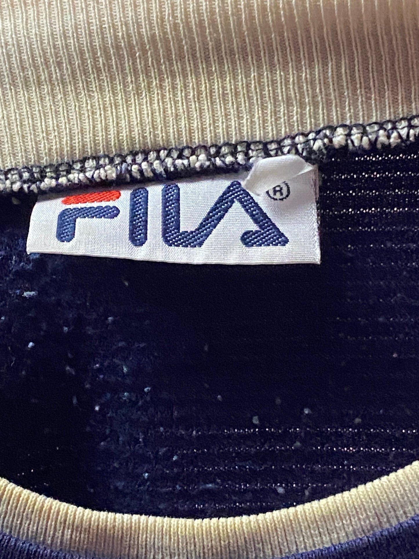 Fila × Vintage Fila Big Logo Vintage Men's Oversize Long Sleeve - S Size US S / EU 44-46 / 1 - 4 Thumbnail