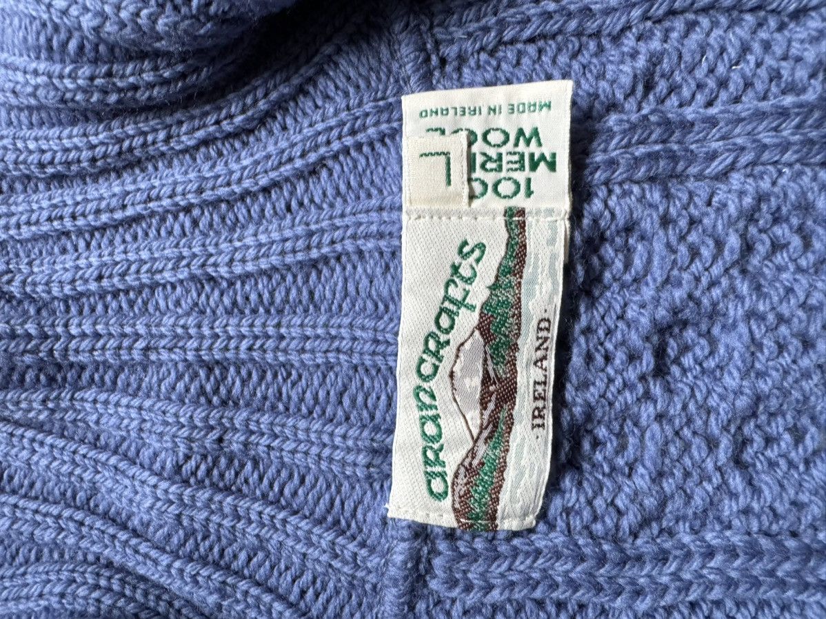 Aran Crafts Cozy Oversized Wool Zip Cardigan Size US L / EU 52-54 / 3 - 2 Thumbnail
