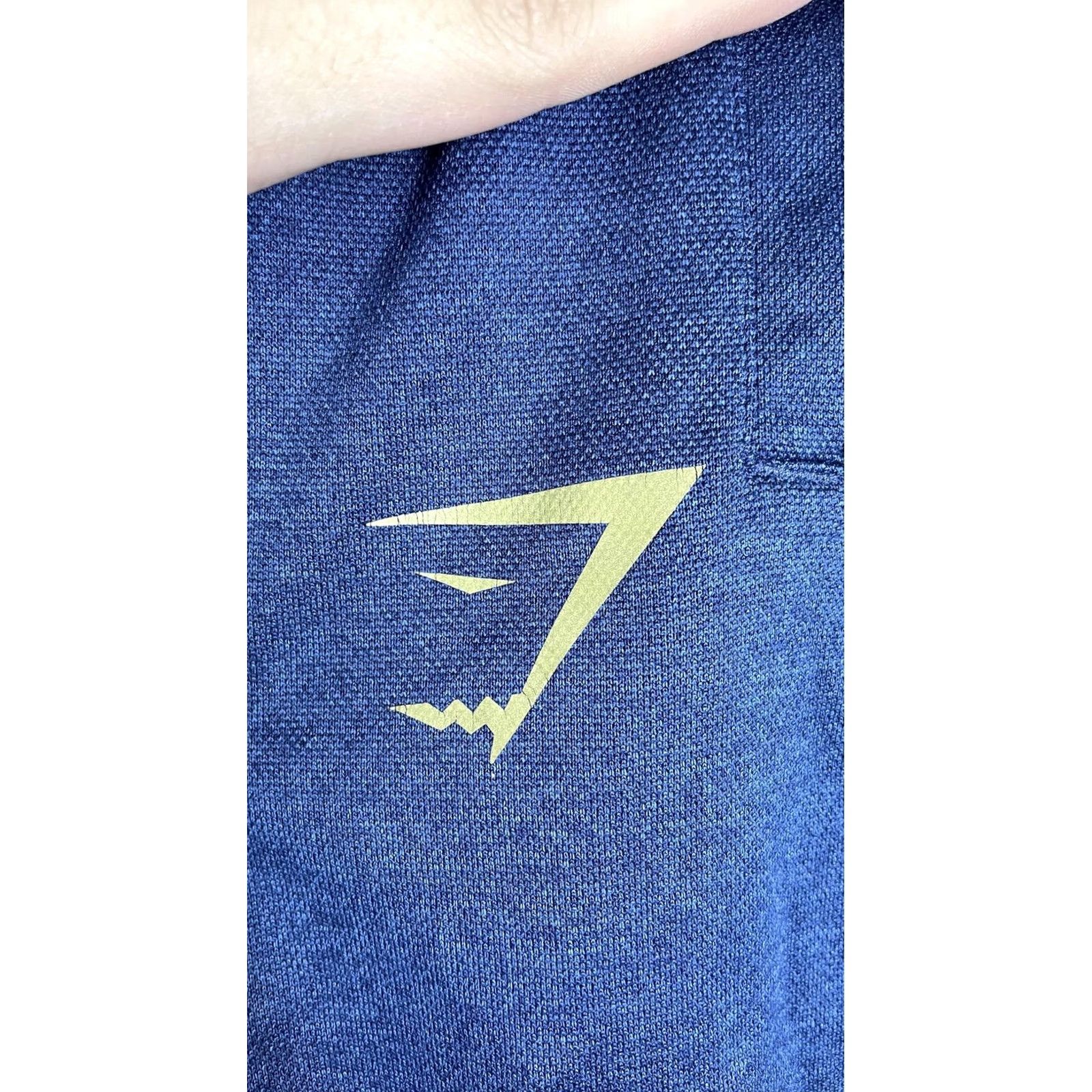 Gymshark Gymshark Pants Mens Large Blue Track Joggers Elastic Waist Pockets Zip Pocket Athletic Size US 33 - 2 Thumbnail