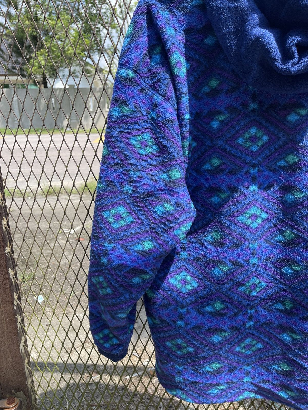 Japanese Brand Phenix Polartec Patterned Fleece Jacket – Vintage 90s Size US L / EU 52-54 / 3 - 10 Thumbnail