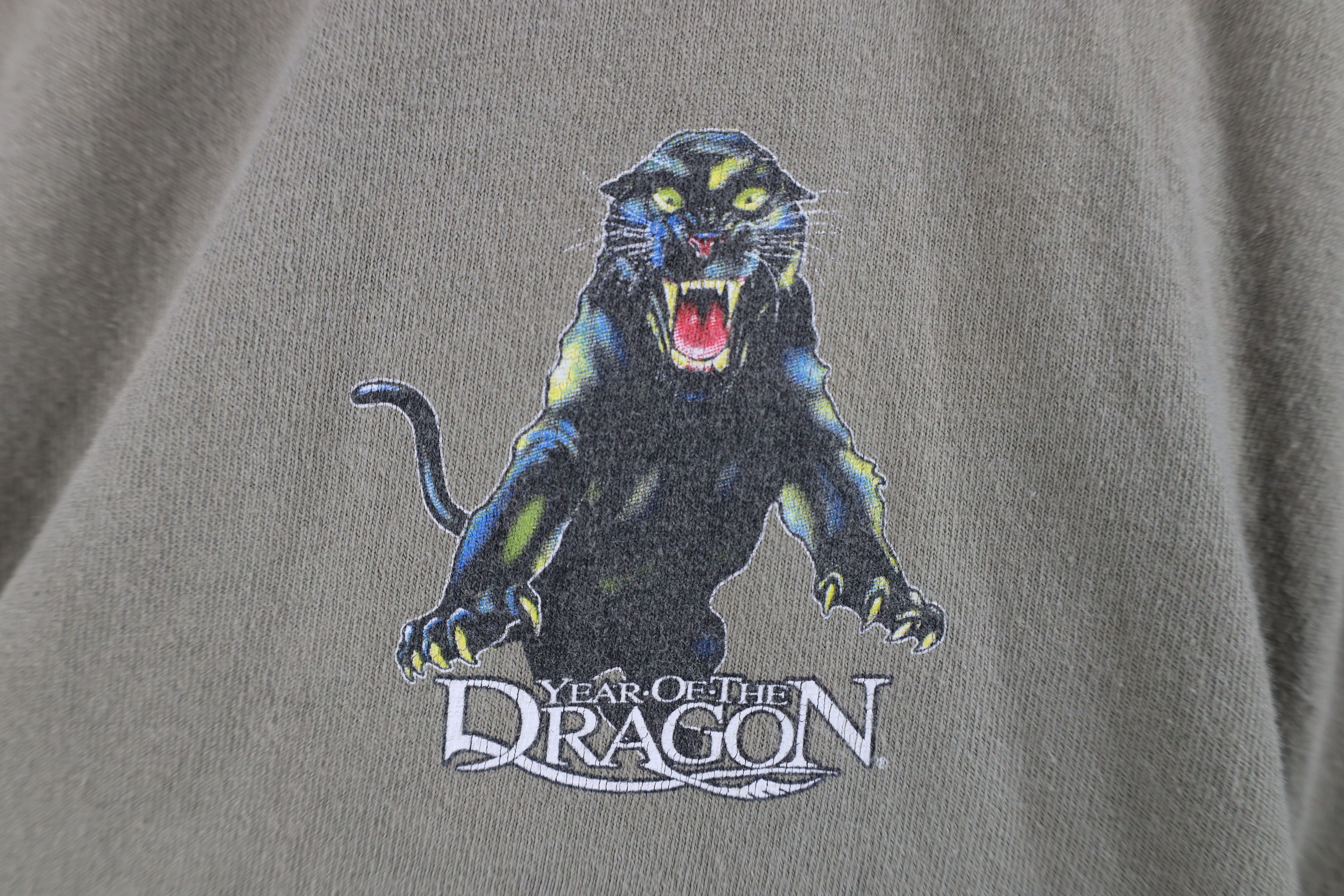 Vintage Vintage 90s Y2K Streetwear the Dragon Long Sleeve T-Shirt Size US XL / EU 56 / 4 - 4 Thumbnail