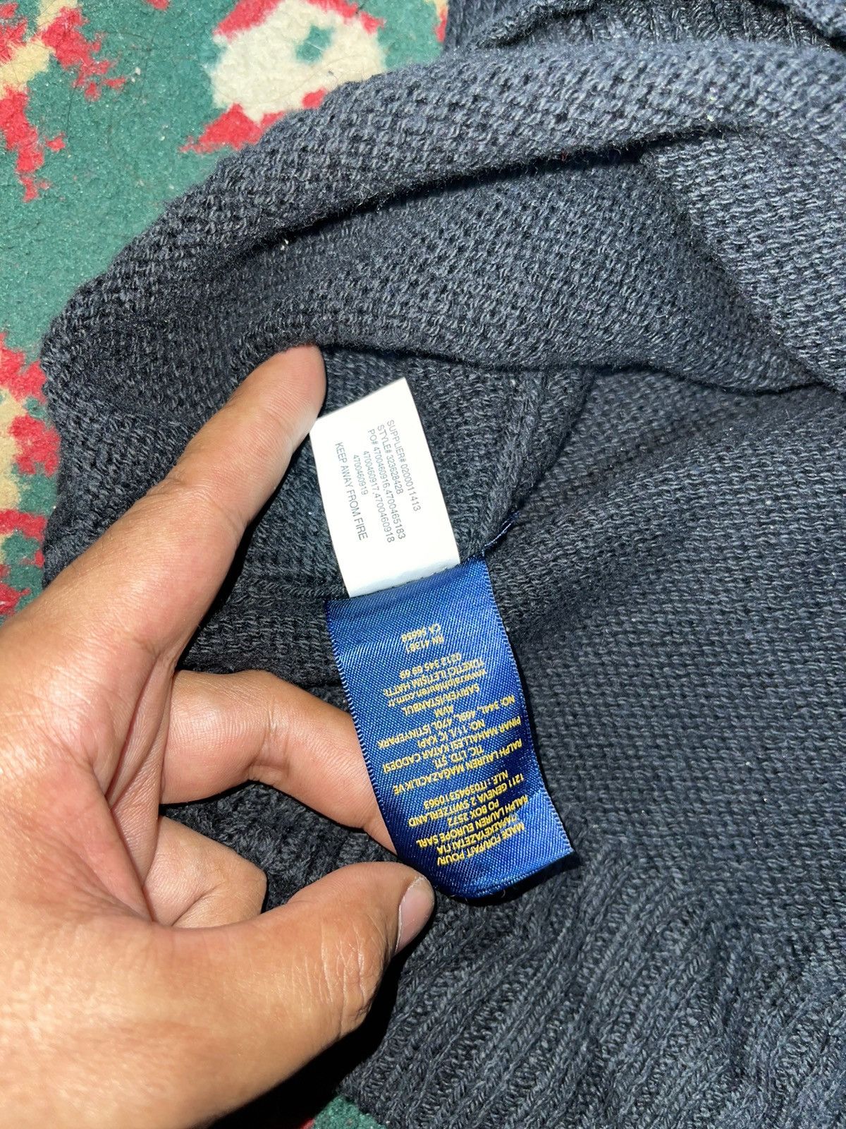 Polo Ralph Lauren Polo Ralph Lauren Mt. Div. Patch Zip-Up Knit Jacket Size US S / EU 44-46 / 1 - 11 Thumbnail