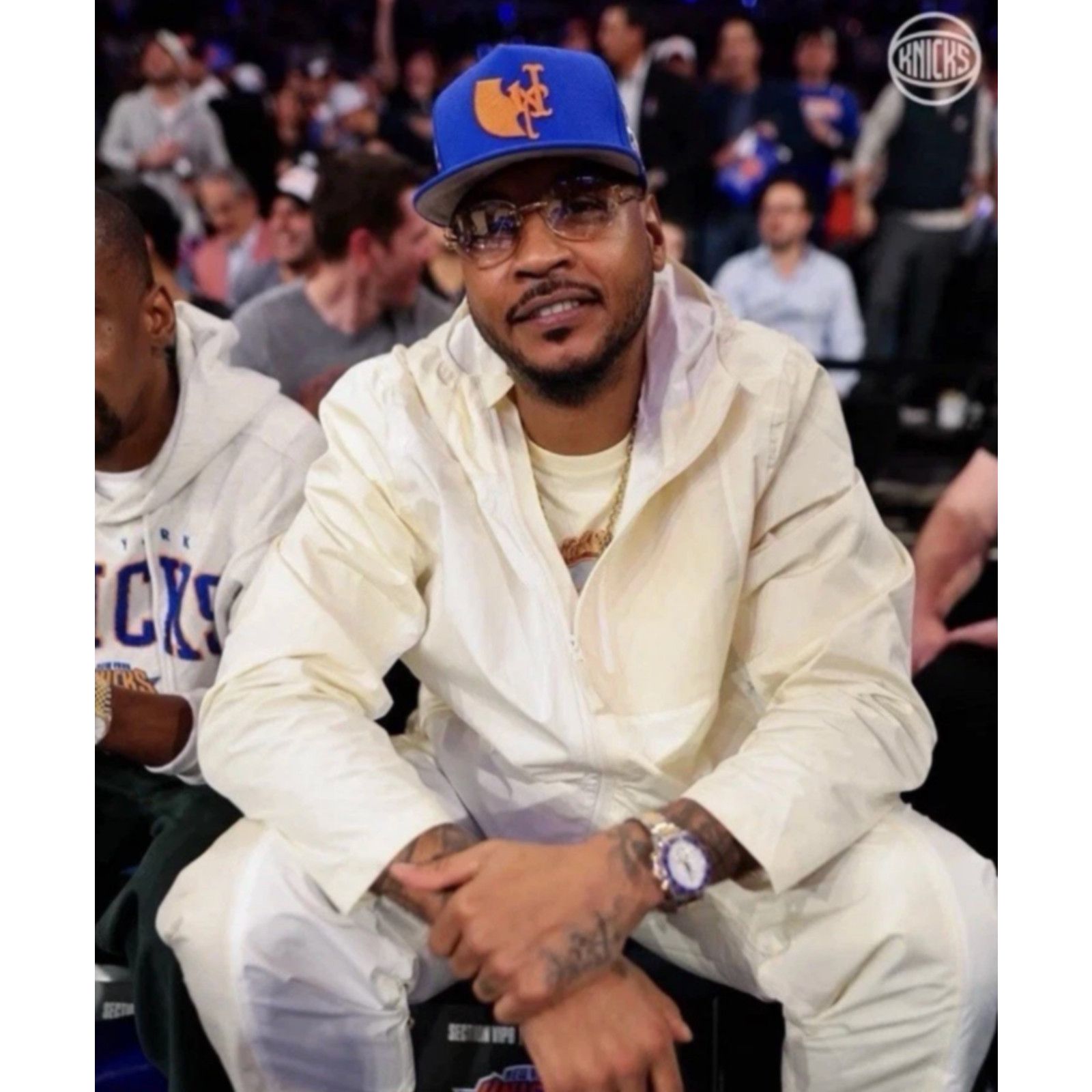 TWNTY-TWO Wu-Tang New York Mets Green & Orange Twnty Two SnapBack Hat Size ONE SIZE - 8 Thumbnail