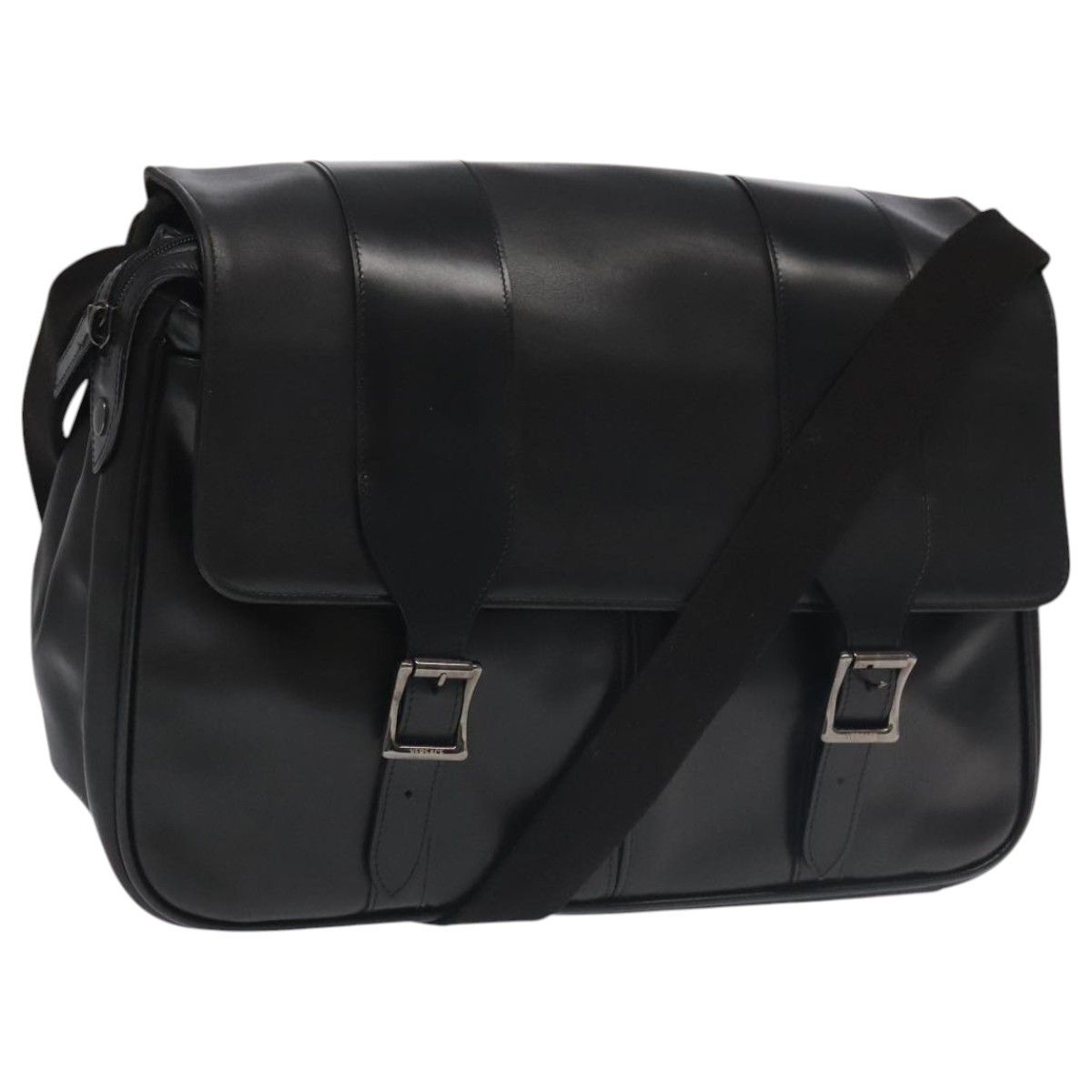 Versace Black Leather Shoulder Bag (Pre-Owned) Size ONE SIZE - 1 Thumbnail
