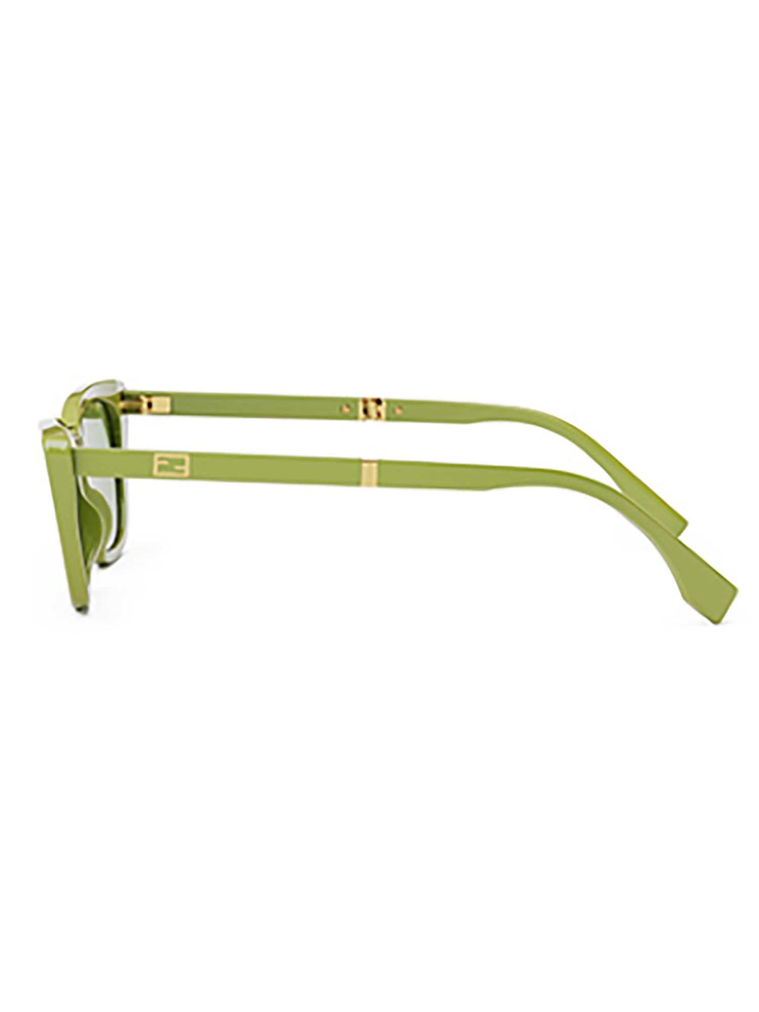 Fendi o1loc1c0824 Size: OS/ Baguette Sunglasses in Green Size ONE SIZE - 3 Thumbnail
