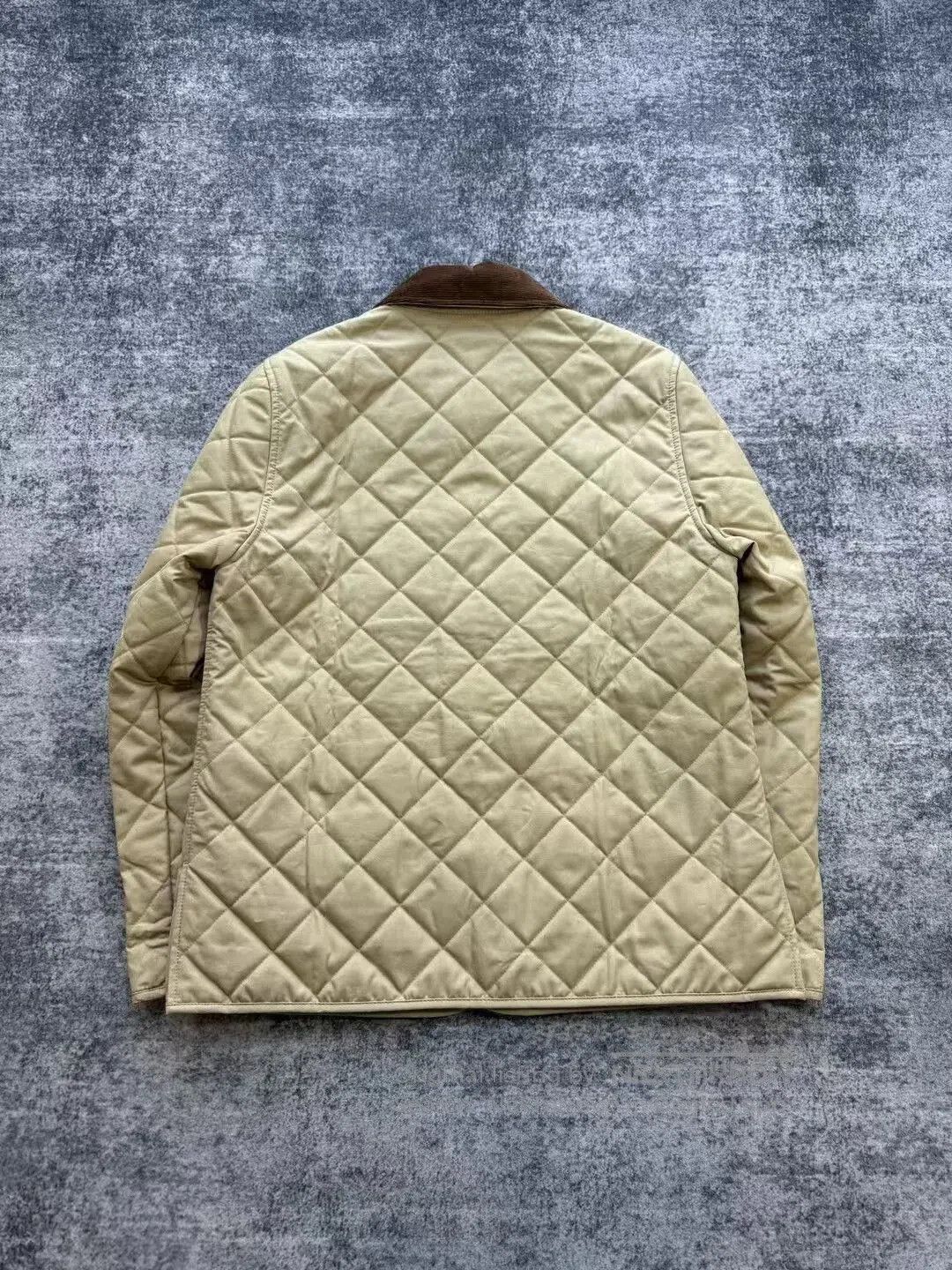 Celine celine beige quilted cotton jacket with collar. Size S / US 4 / IT 40 - 2 Thumbnail