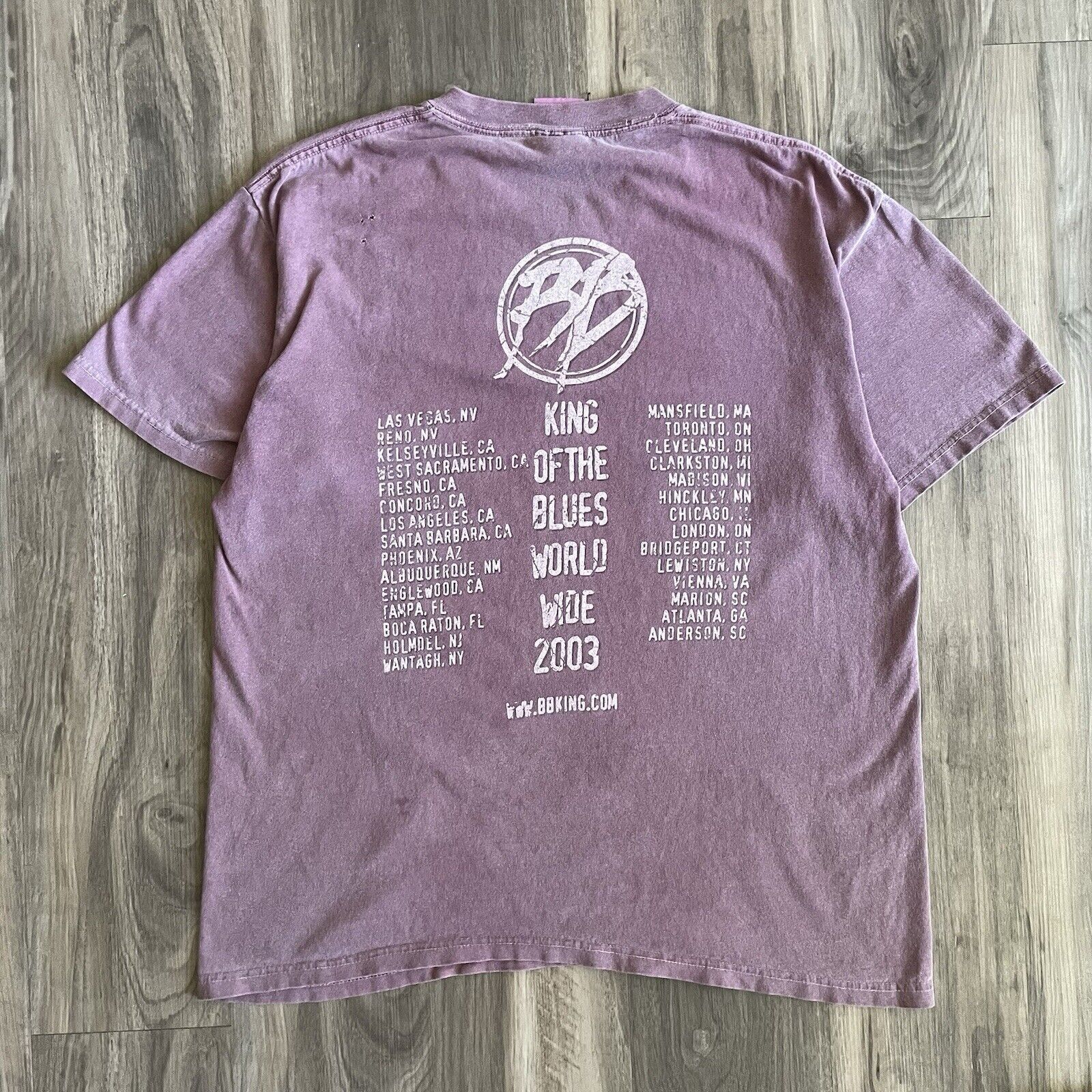 Band Tees × Vintage Vintage B.B. King Tour T-Shirt Size M Jazz Anvil Overdyed Size US M / EU 48-50 / 2 - 2 Thumbnail