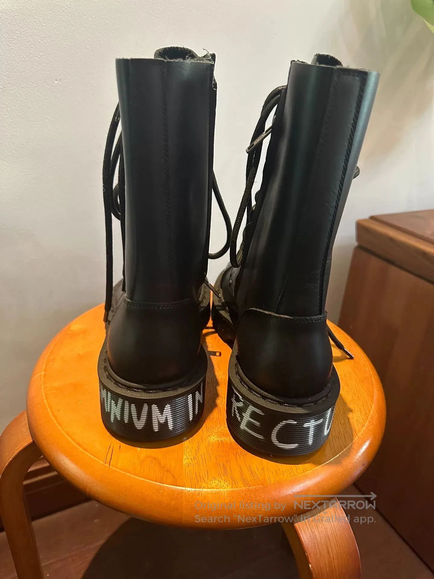 Vetements vetements dominium logo black boots. Size US 6.5 / EU 39-40 - 2 Thumbnail