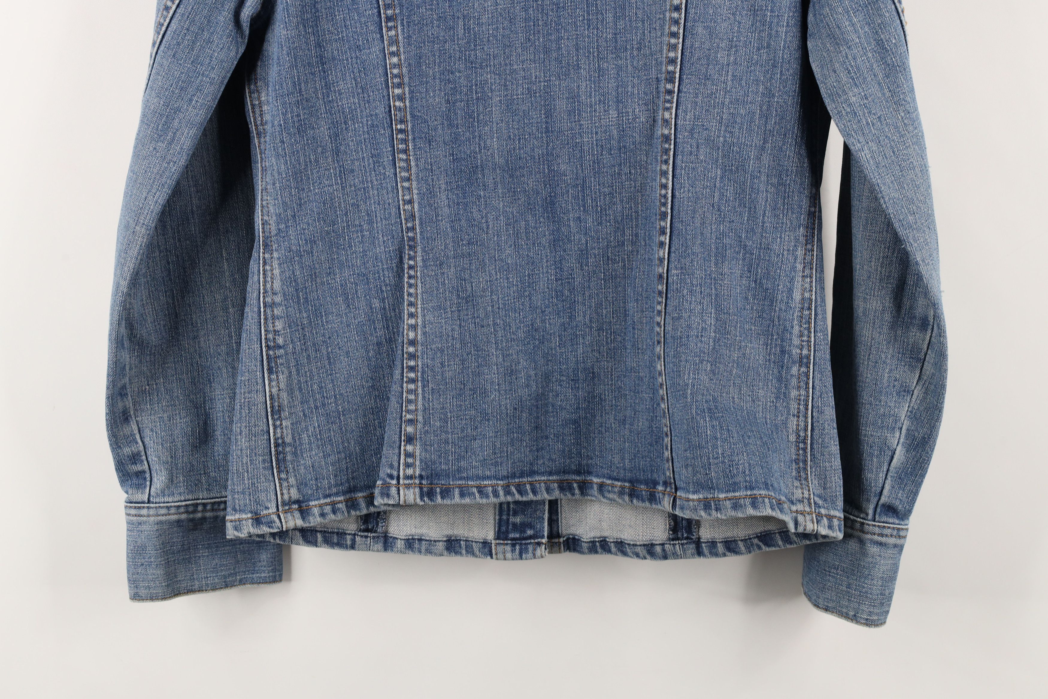 Gap × Vintage Vintage Y2K 2003 Gap Stretch Denim Western Button Jacket Size S / US 4 / IT 40 - 14 Thumbnail