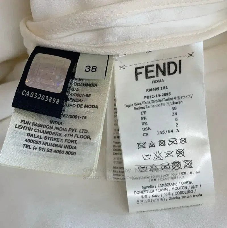 Fendi Fendi White Cotton Women's Cardigan M Size . Size M / US 6-8 / IT 42-44 - 4 Thumbnail