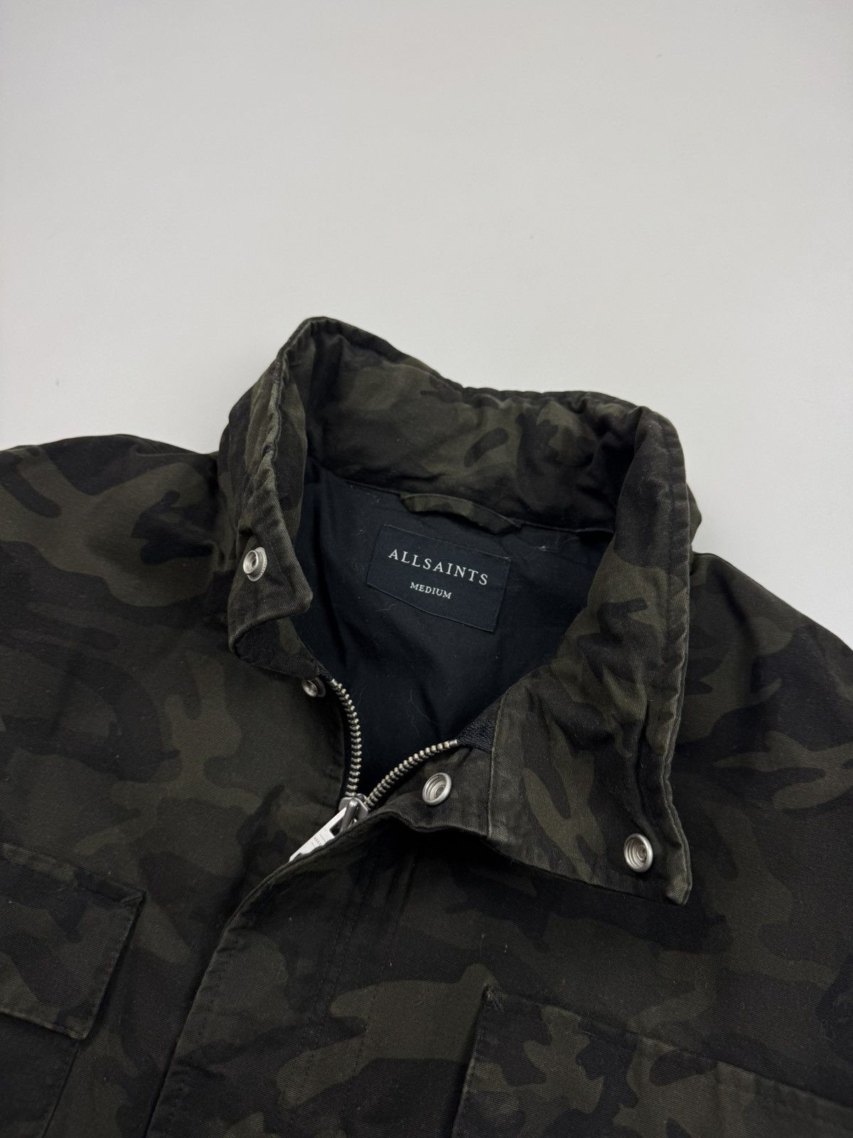 Allsaints AllSaints Ronin Camouflage Heavy Cotton Jacket Size US M / EU 48-50 / 2 - 10 Thumbnail