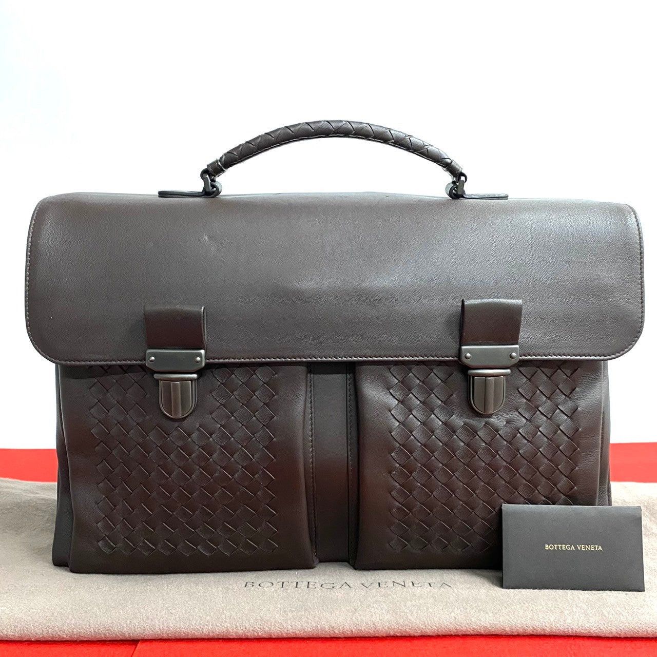 Bottega Veneta Bottega Veneta Handbag Brown Leather Size ONE SIZE - 1 Thumbnail