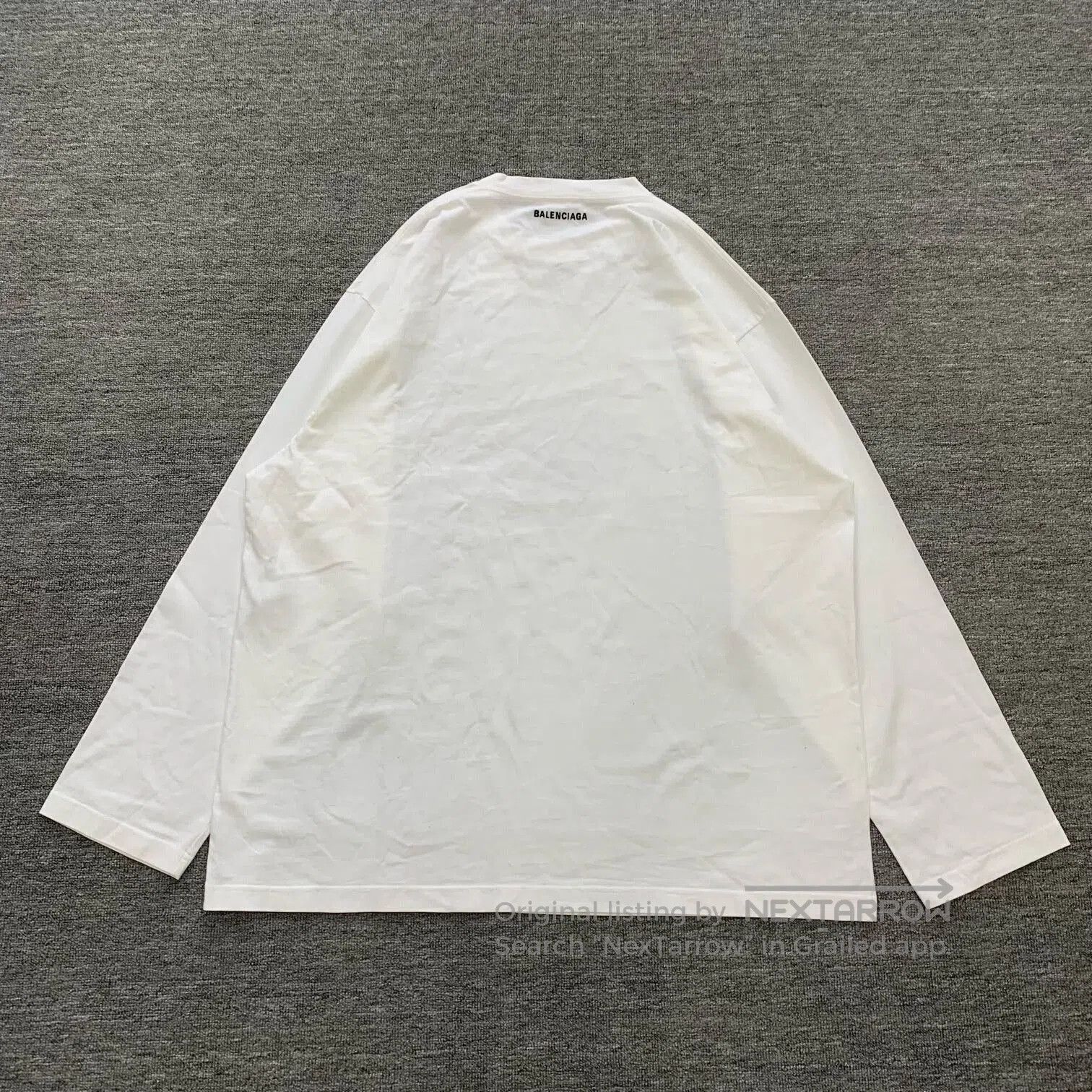 Balenciaga Balenciaga White Long Sleeve Shirt Size L. Size US L / EU 52-54 / 3 - 2 Thumbnail