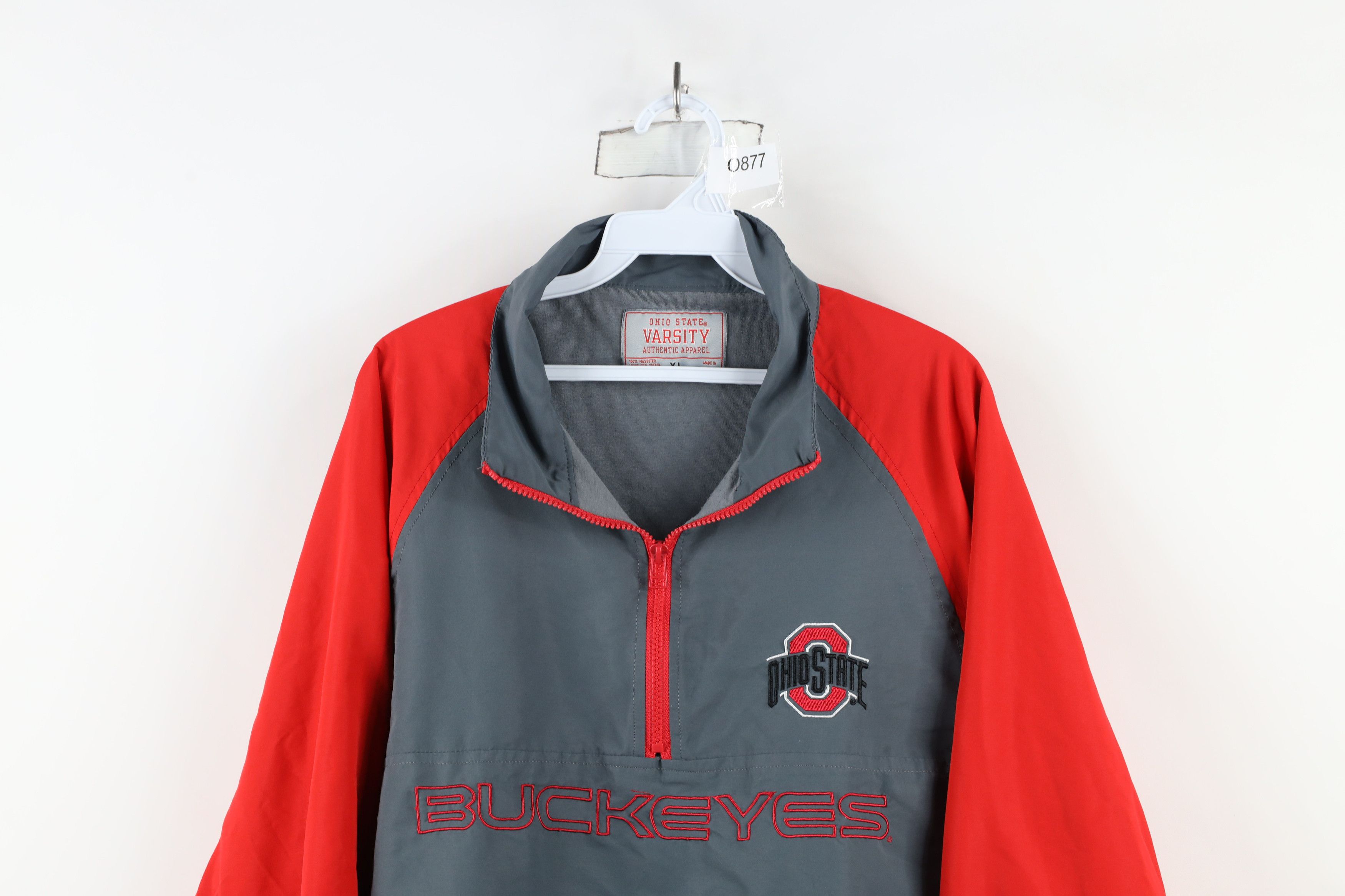 Vintage Vintage Spell Out Ohio State University Windbreaker Jacket Size US XL / EU 56 / 4 - 2 Thumbnail
