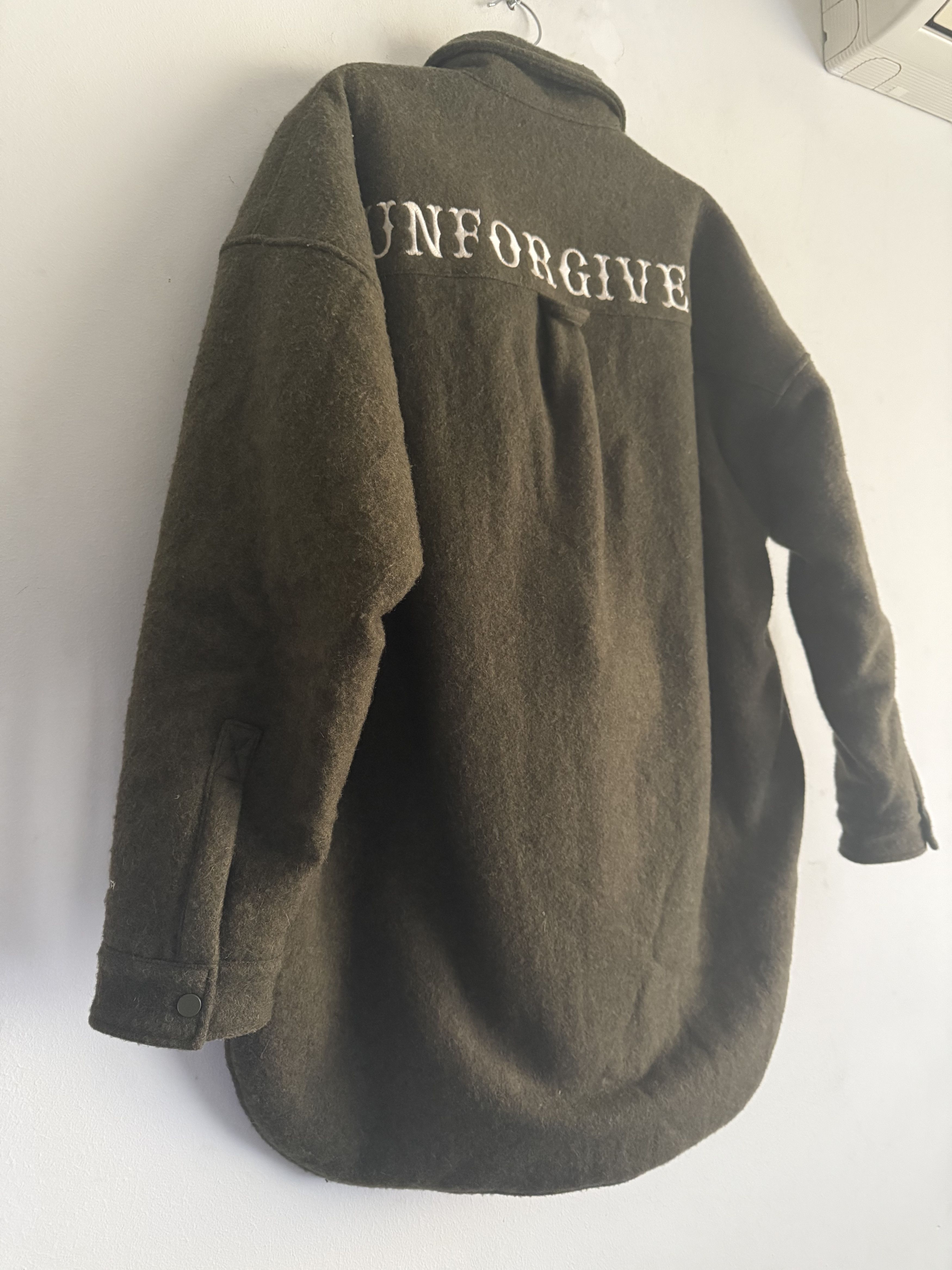 READYMADE Embroidered Boiled Wool Quilted Overshirt Size US M / EU 48-50 / 2 - 7 Thumbnail