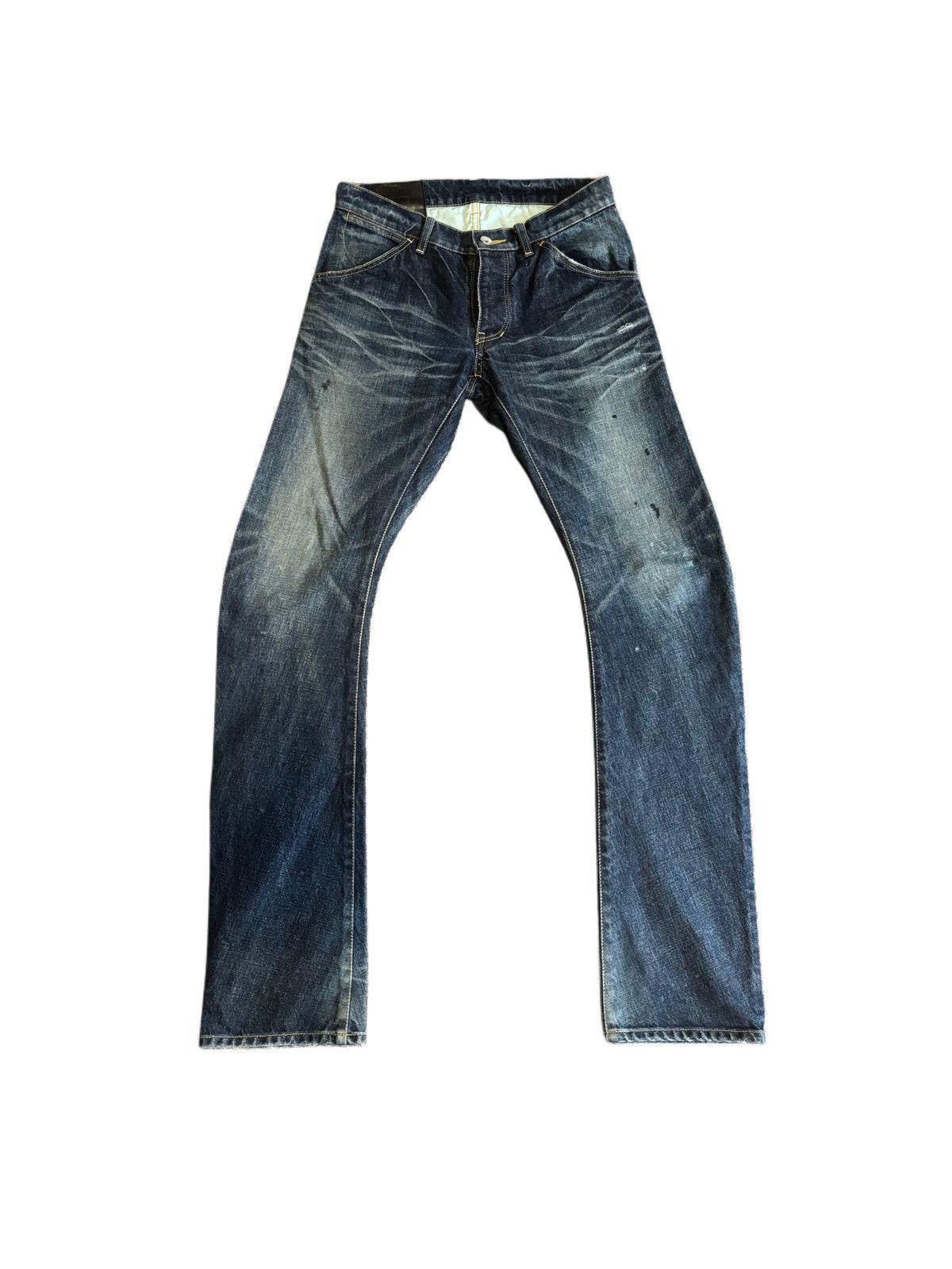 ATTACHMENT black banana flared denim Y2K