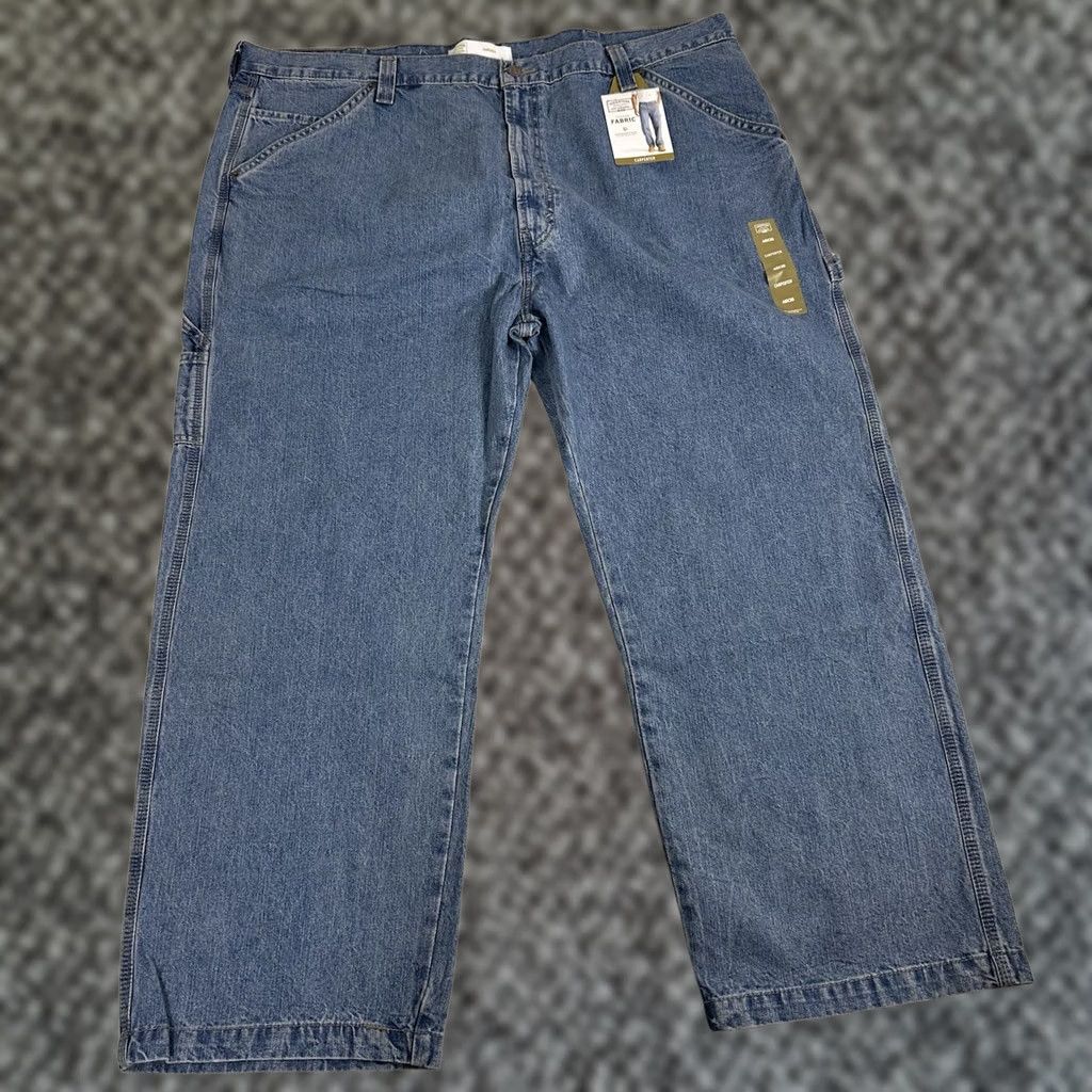Levi's Levi's Signature Carpenter Jeans Mens 48 x 30 Denim Regular Size 48 Blue Denim Work Jeans Mens Size US 32 / EU 48 - 1 Thumbnail