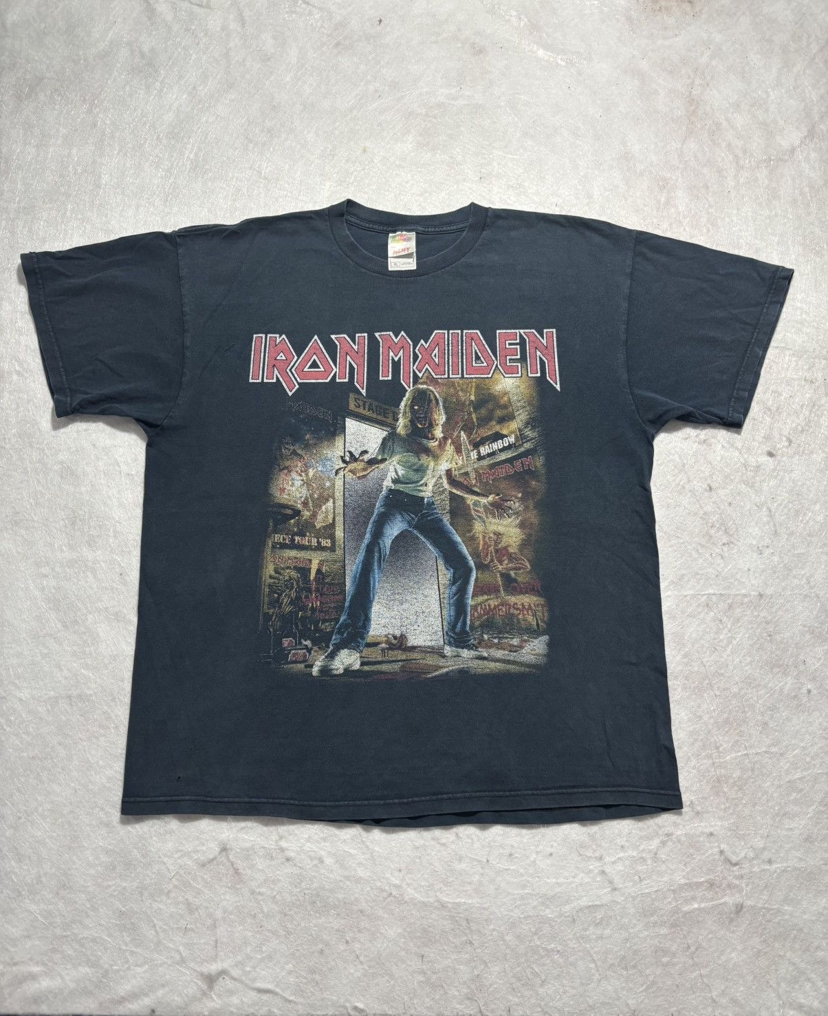 Iron Maiden Vintage Iron Maiden Tshirt Size US XL / EU 56 / 4 - 1 Thumbnail