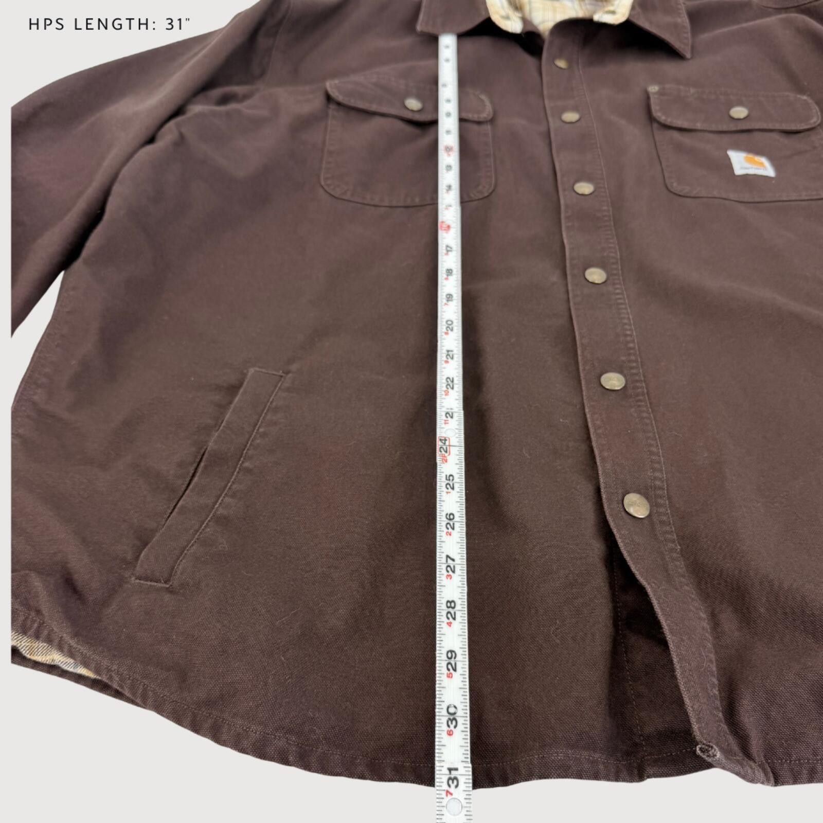 Carhartt Carhartt Flannel Lined Canvas Chore Jacket 2XL Size US XXL / EU 58 / 5 - 6 Thumbnail