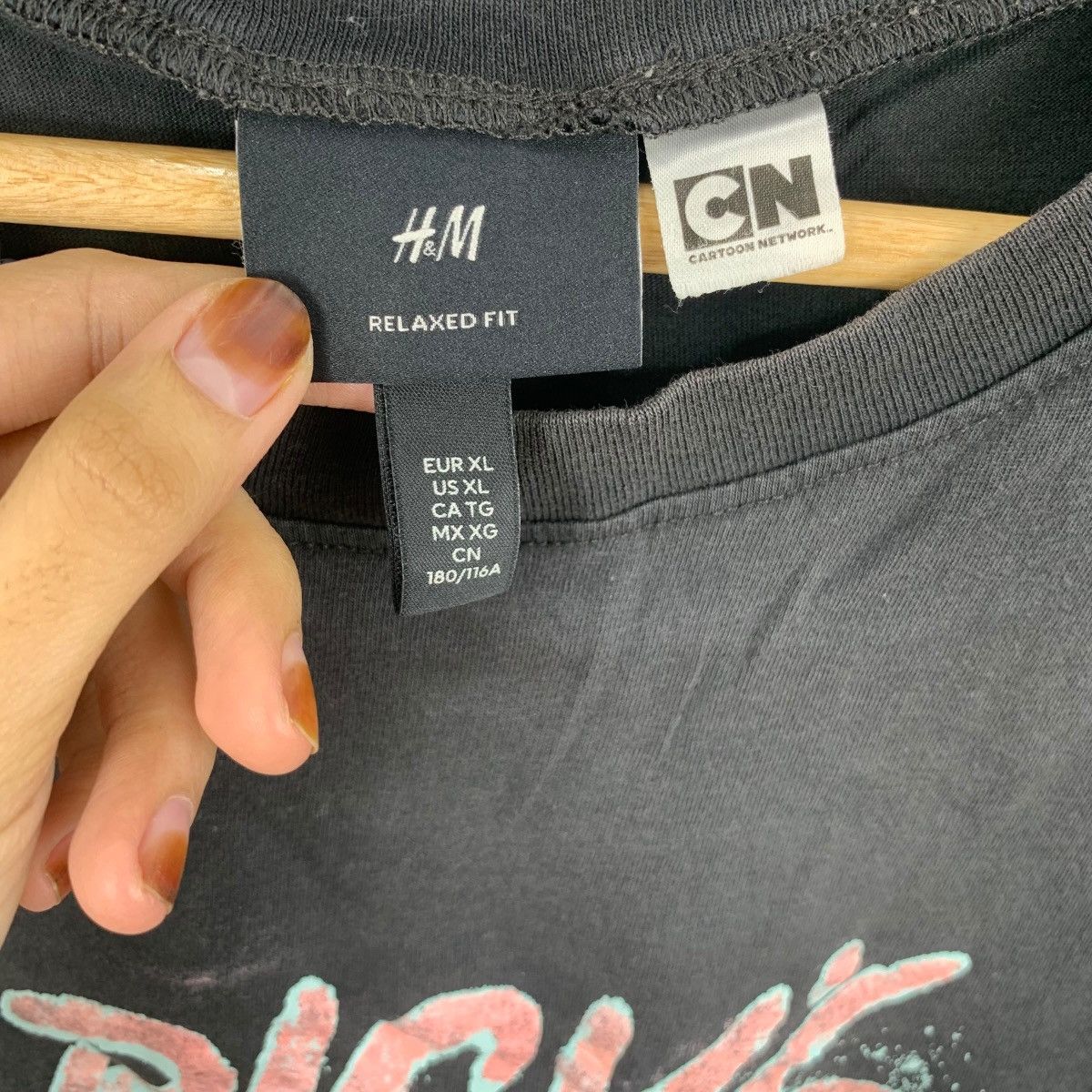 H&M CARTOON NETWORK x H&M Rick & Morty Gym Tee Shirt Top Size XL / US 12-14 / IT 48-50 - 8 Thumbnail