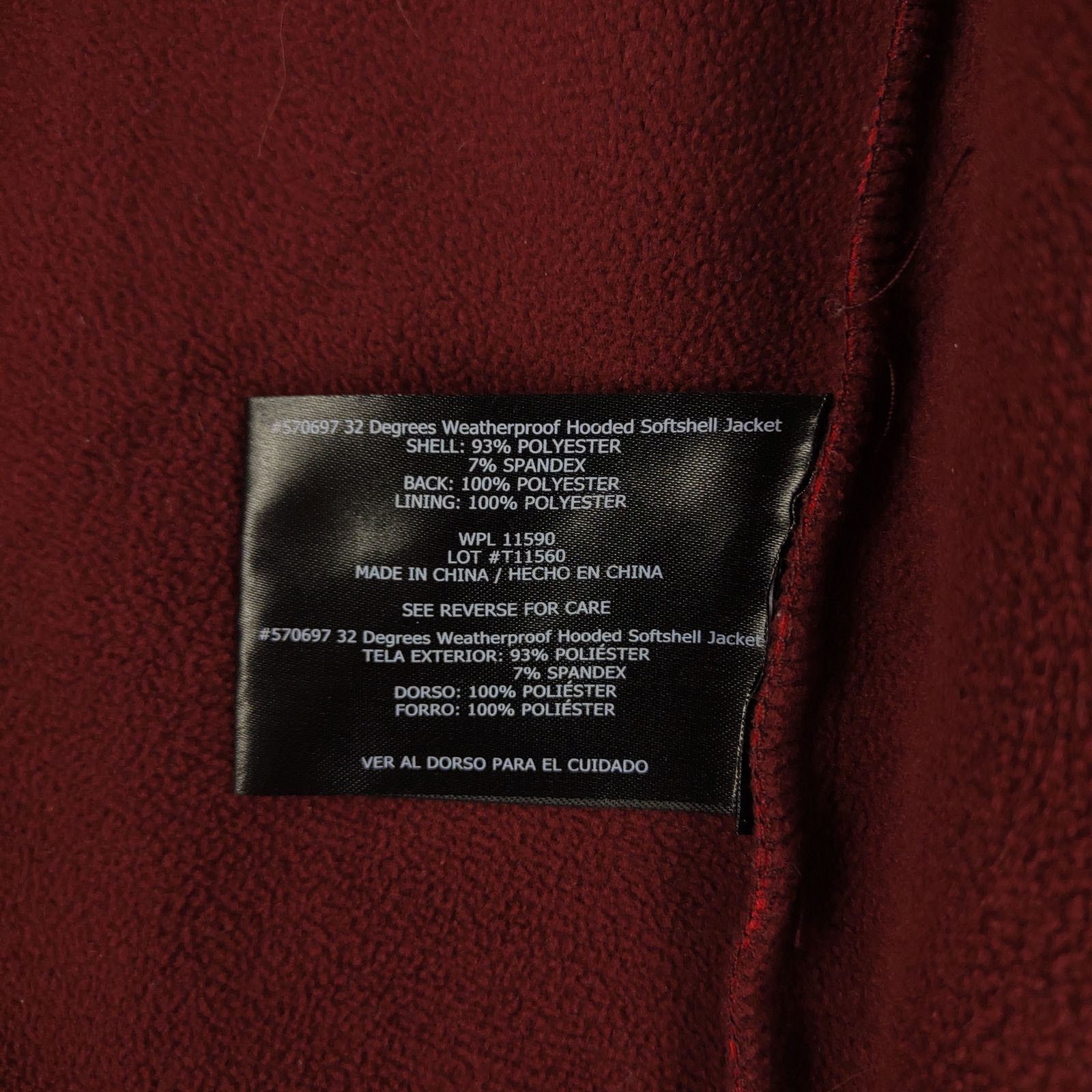 Other 32 DEGREES Weatherproof Hooded Soft Shell Full Zip Jacket Size S / US 4 / IT 40 - 5 Thumbnail